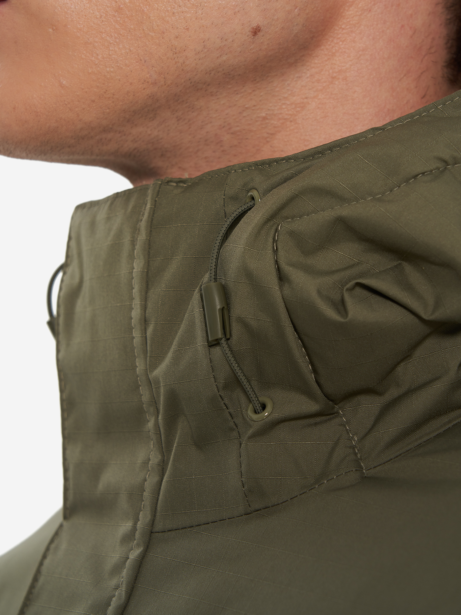 фото Пуховик мужской columbia oak harbor long insulated jacket, зеленый