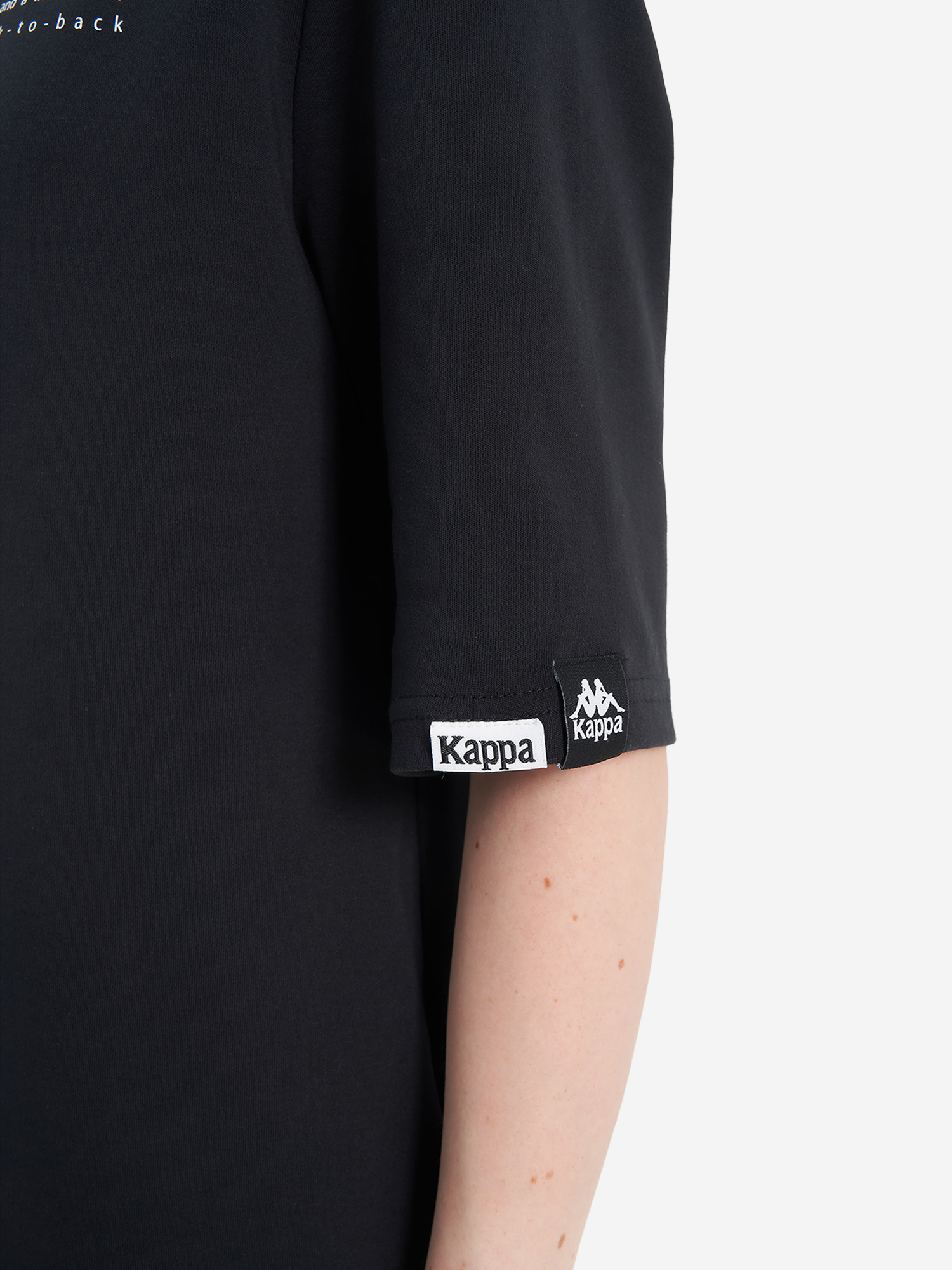 фото Футболка женская kappa, черный