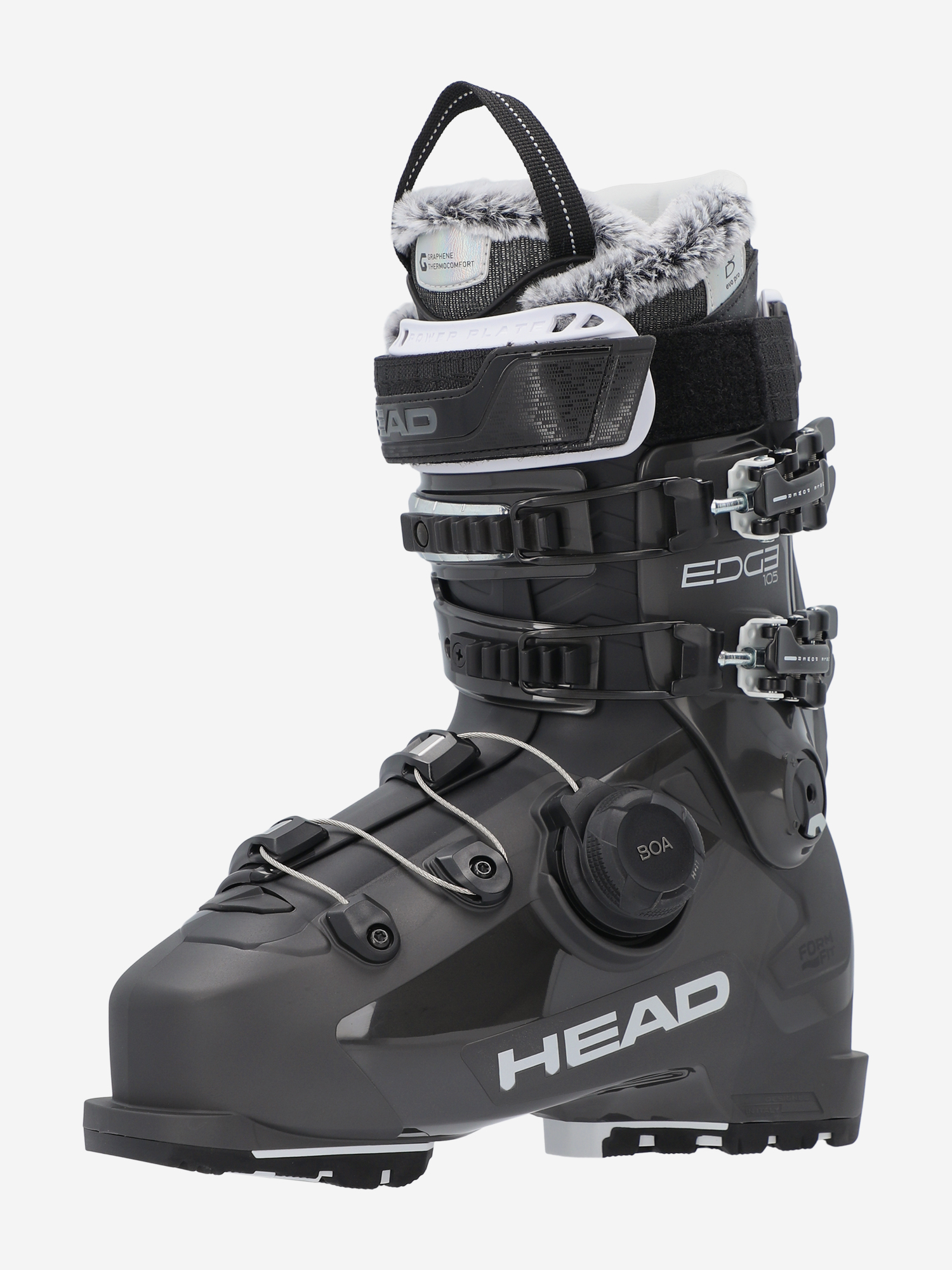 фото Ботинки горнолыжные женские head edge 105 w hv gw boa, черный