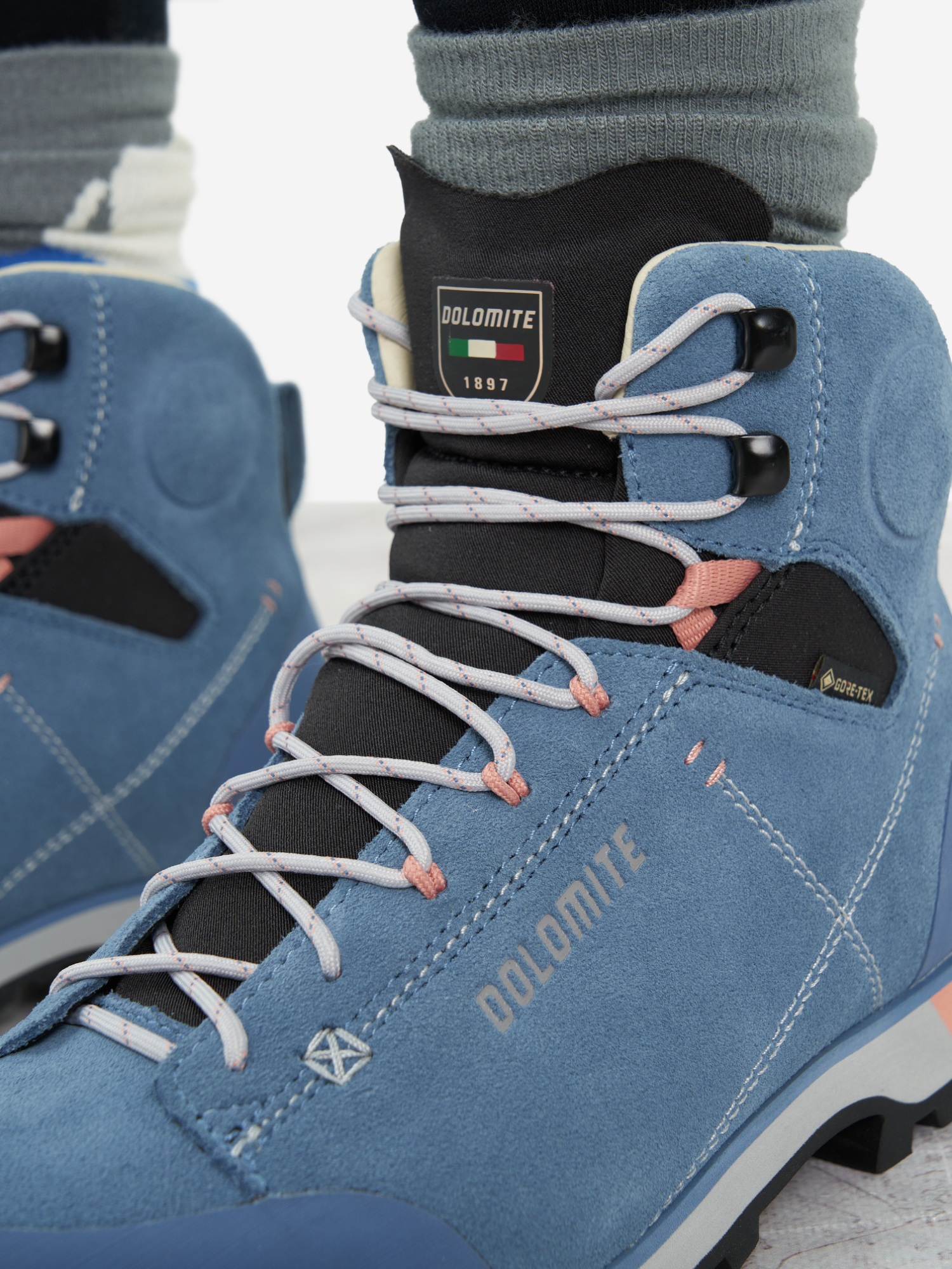 фото Ботинки женские dolomite 54 hike evo gtx, синий