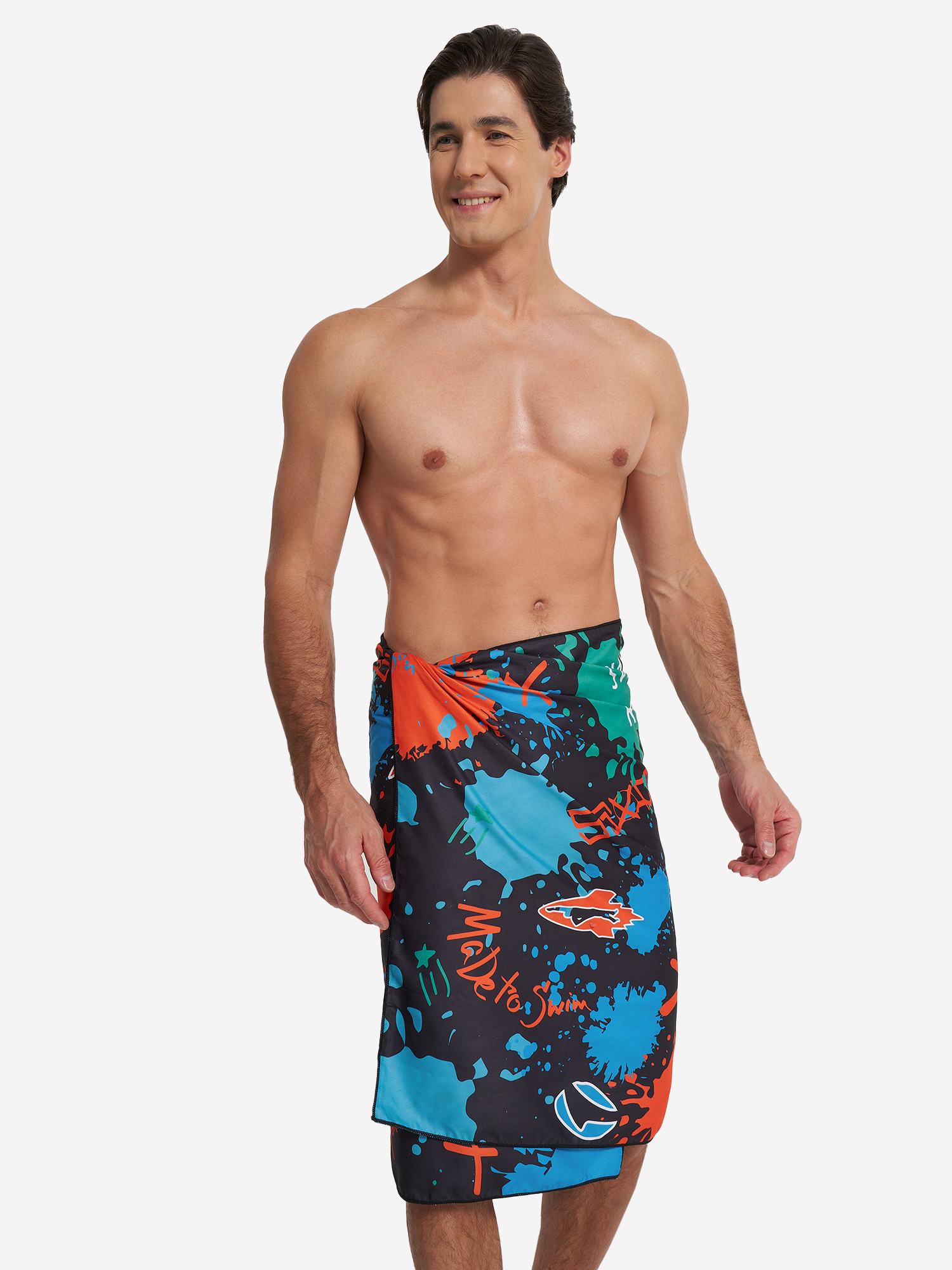 фото Полотенце абсорбирующее joss x swim rocket, мультицвет