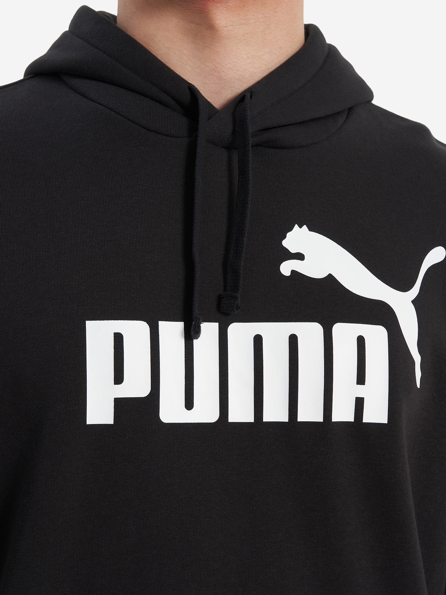 фото Худи мужское puma ess no. 1 logo, черный