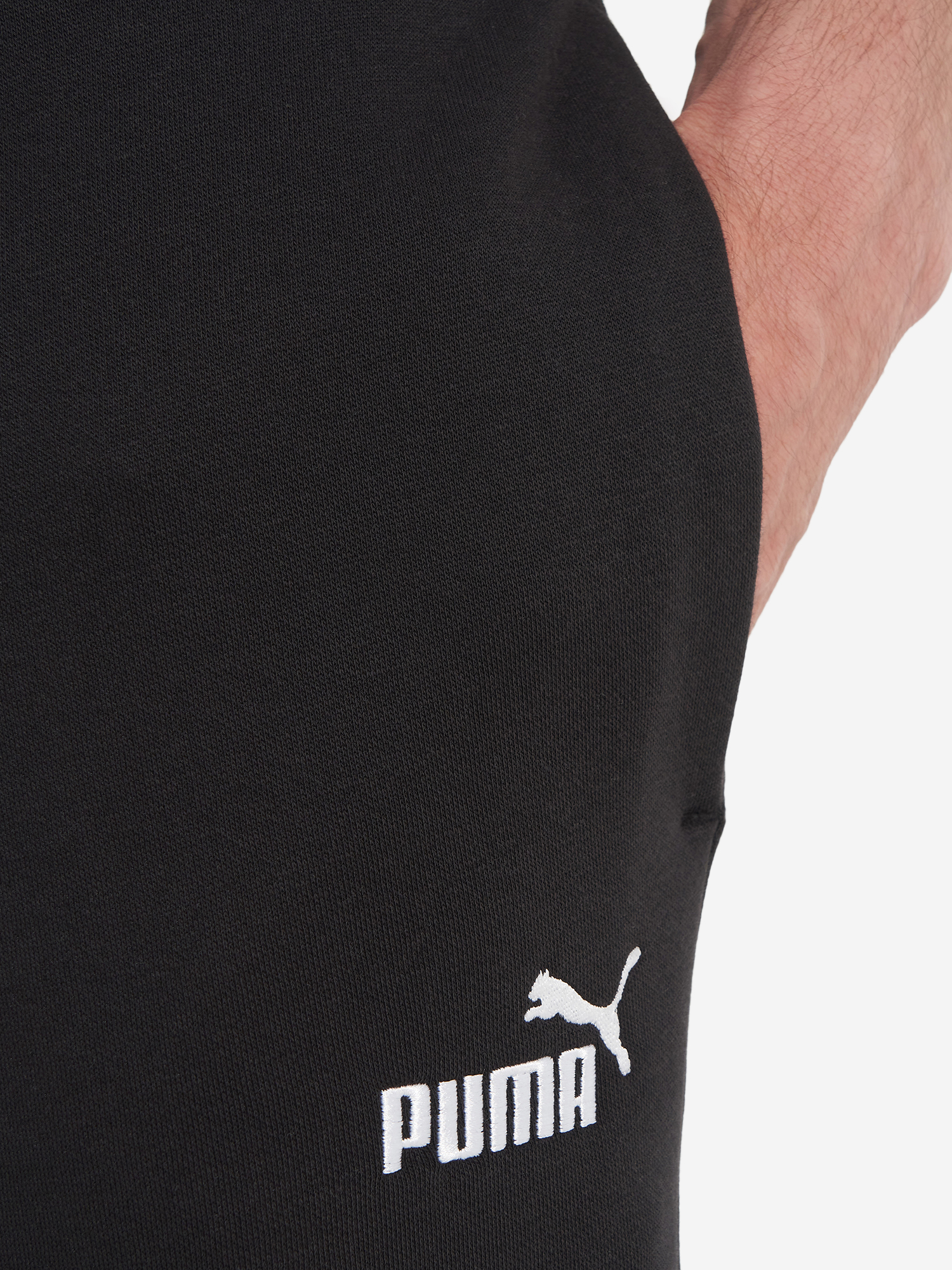 фото Брюки мужские puma ess no. 1 logo, черный