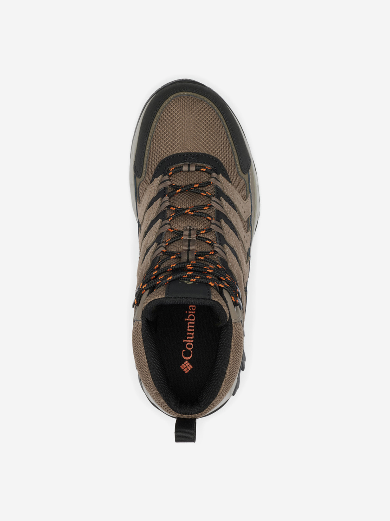 фото Ботинки мужские columbia strata trail mid wp, коричневый