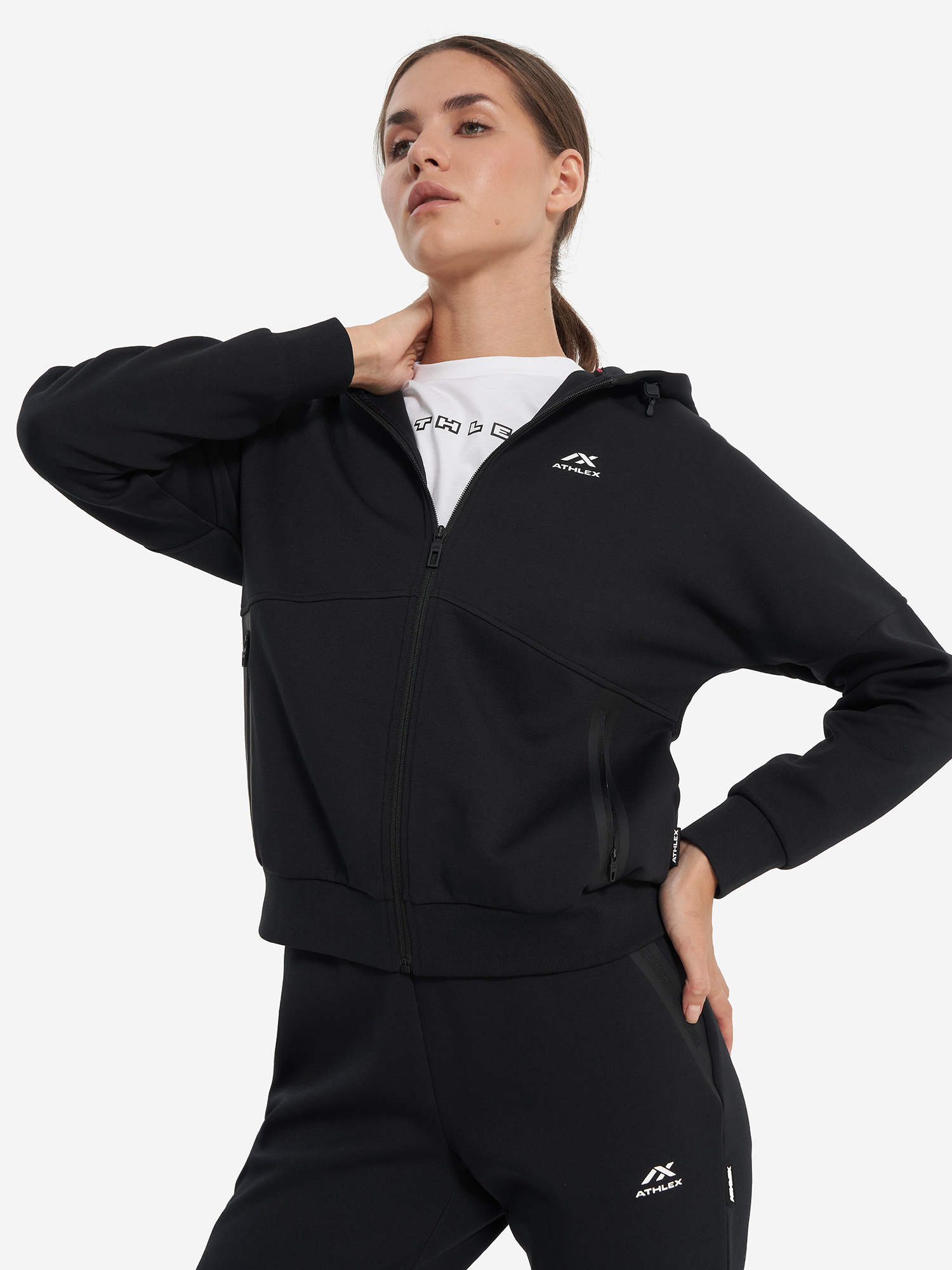 фото Толстовка женская athlex, черный