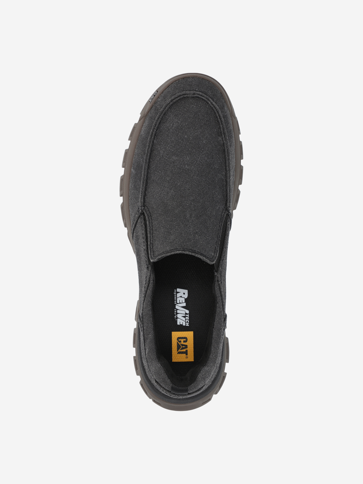 фото Слипоны мужские caterpillar threshold slip on canvas, черный