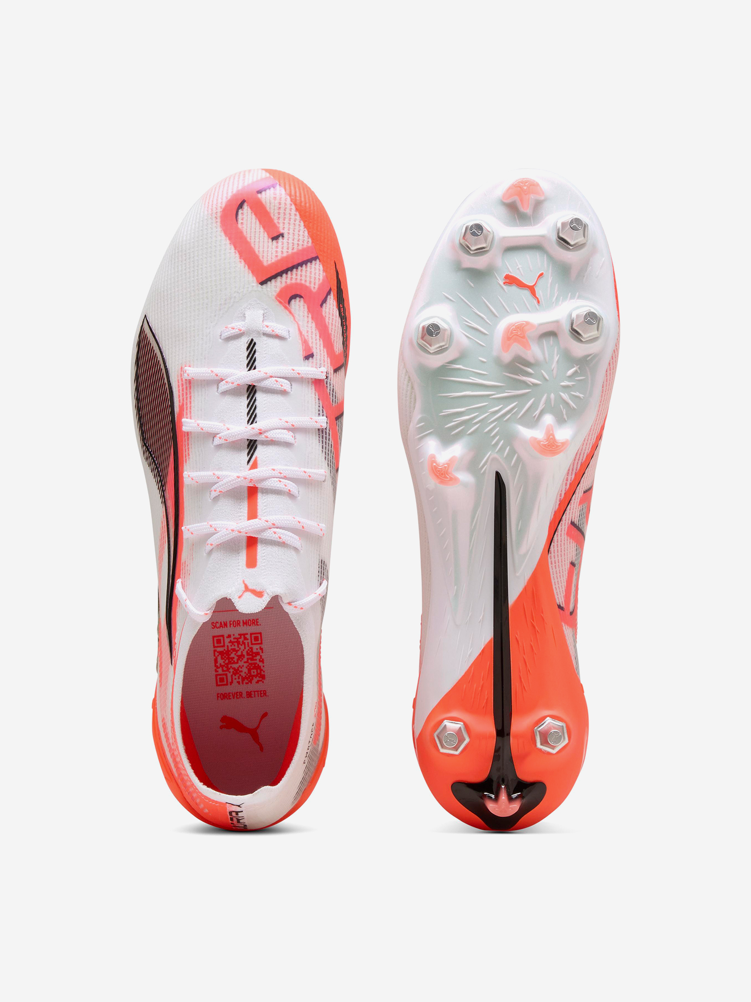 фото Бутсы мужские puma ultra 5 ultimate mxsg, белый