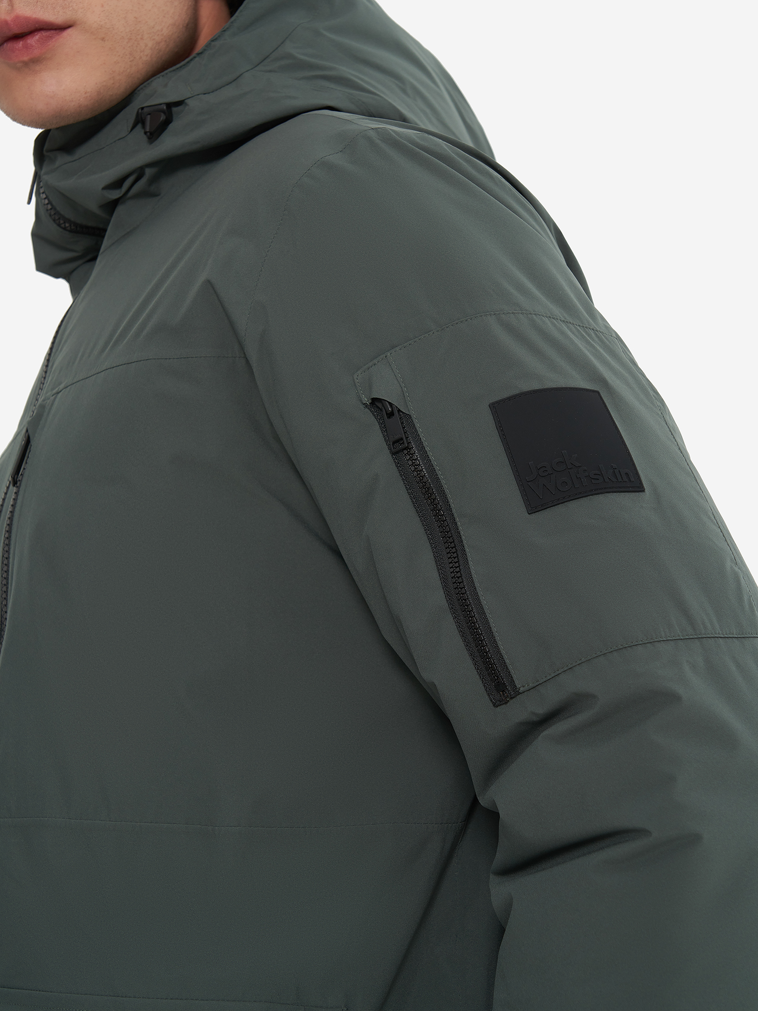 фото Куртка утепленная мужская jack wolfskin koenigsbau, зеленый