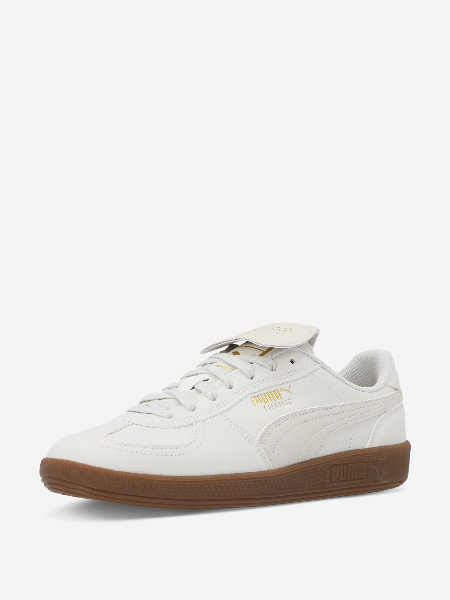 фото Кеды женские puma palermo premium, бежевый