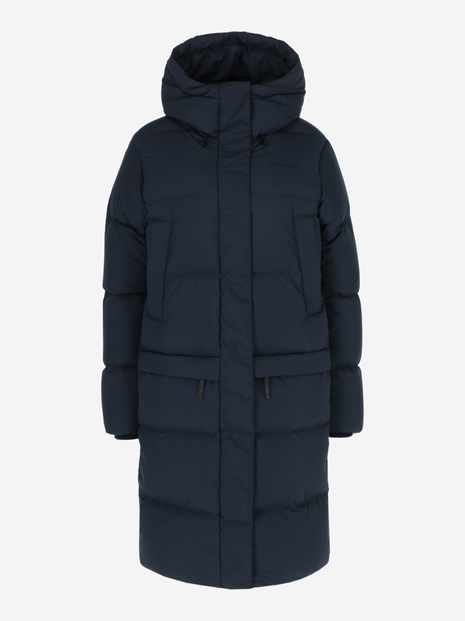 фото Пуховик женский peak performance rivel, синий