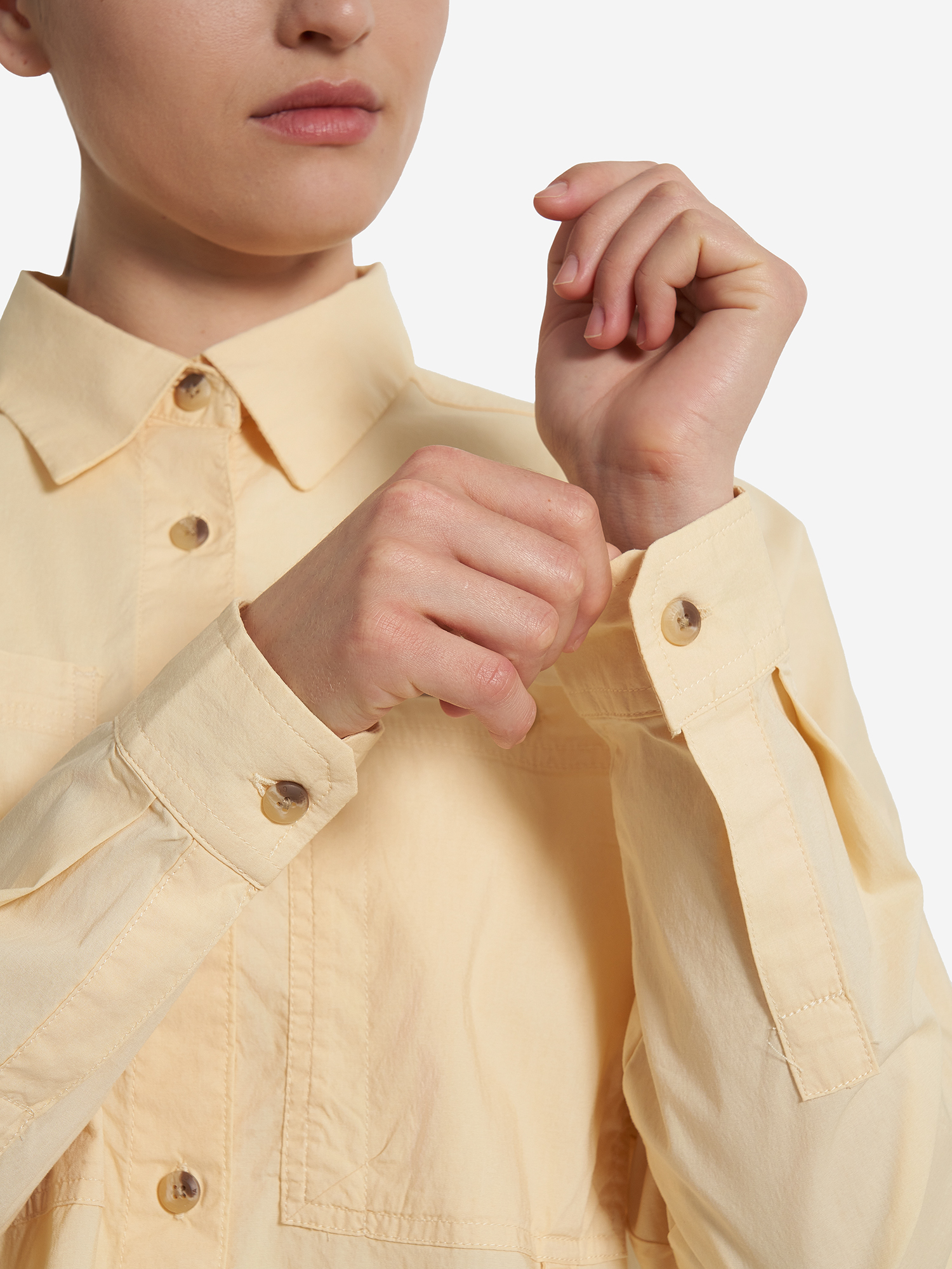 фото Рубашка женская columbia brea falls woven ls, желтый