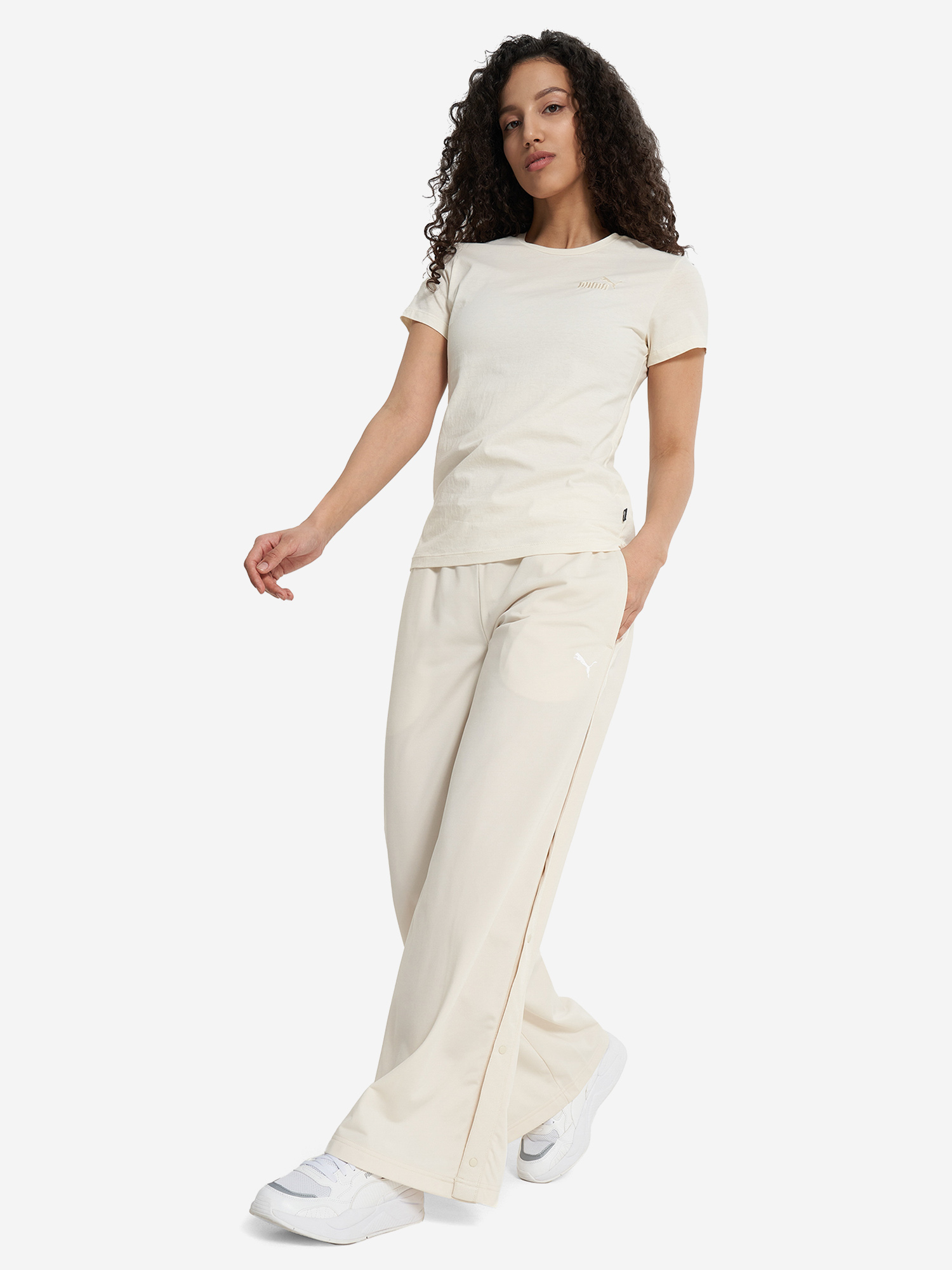 фото Брюки женские puma wardrobe ess, белый