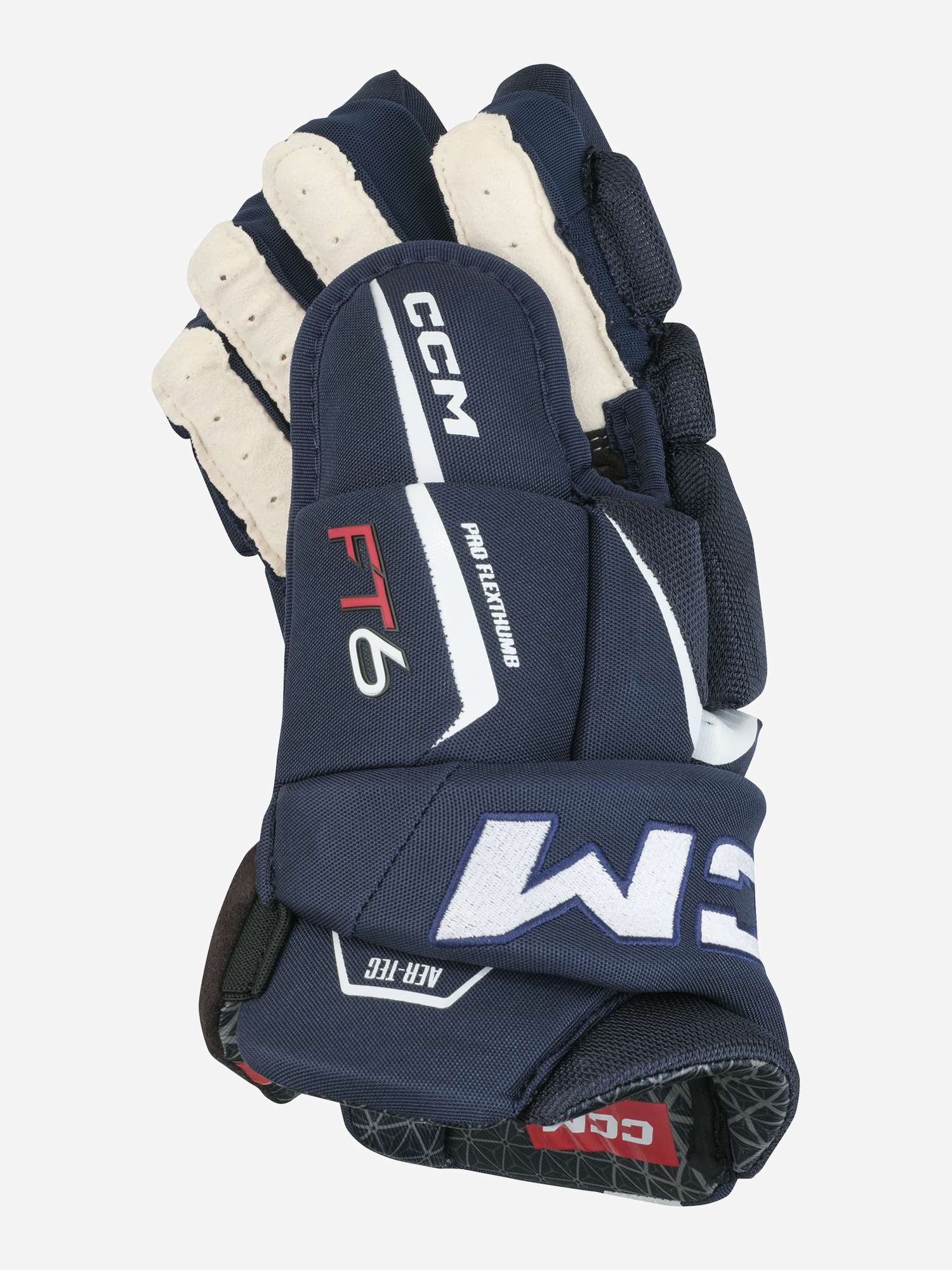 фото Перчатки хоккейные ccm jetspeed ft6 sr, синий