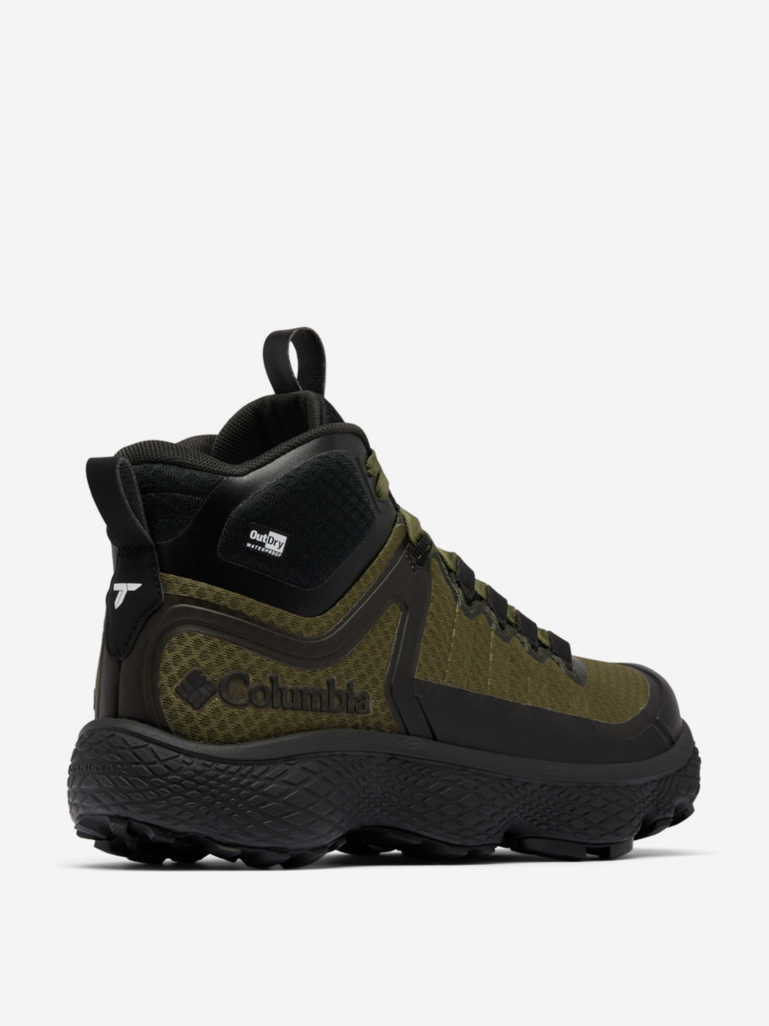 фото Ботинки мужские columbia escape thrive titanium mid outdry, зеленый