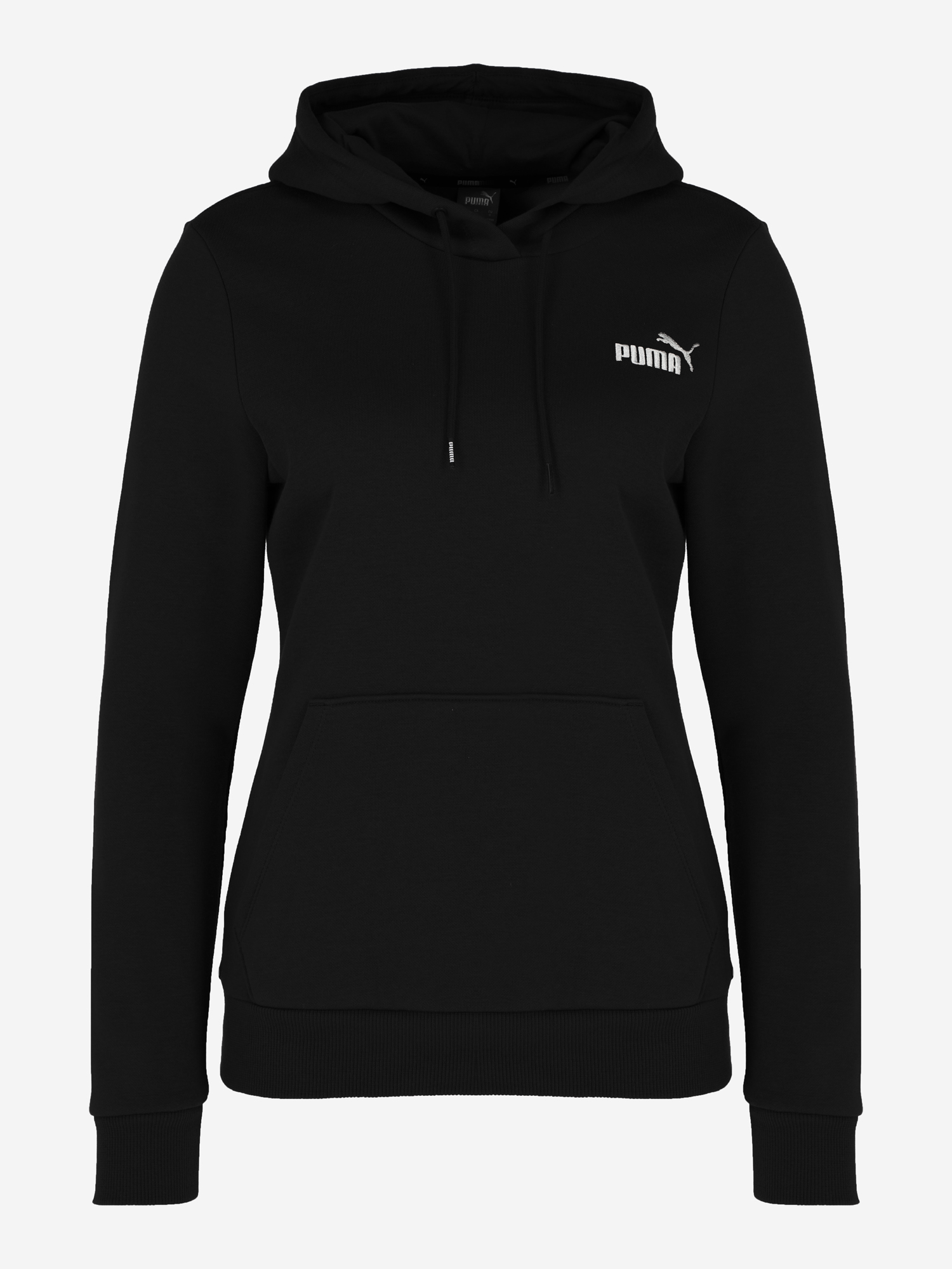 фото Худи женское puma ess+ embroidery, черный