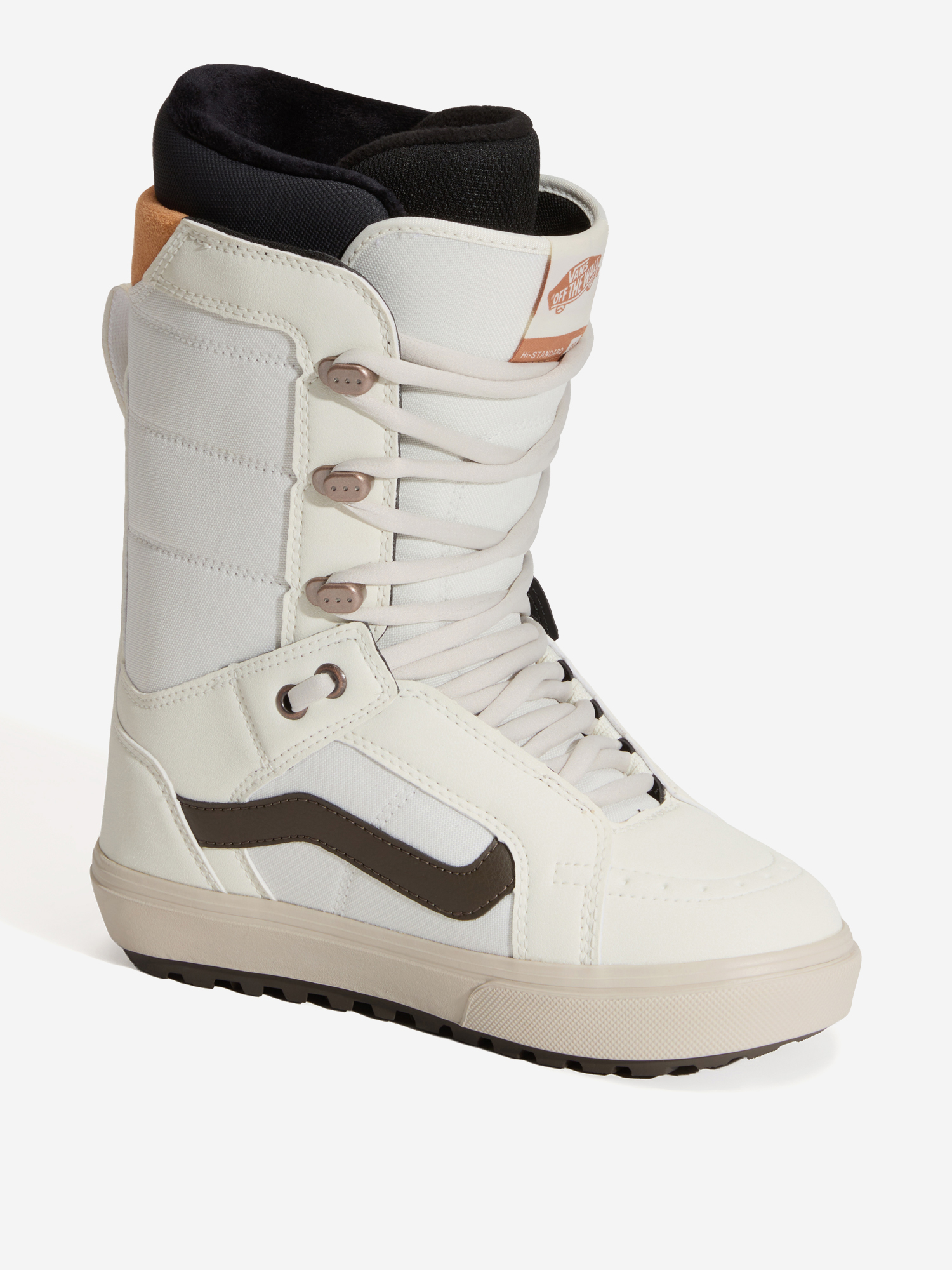 фото Сноубордические ботинки женские vans hi-standard og, белый