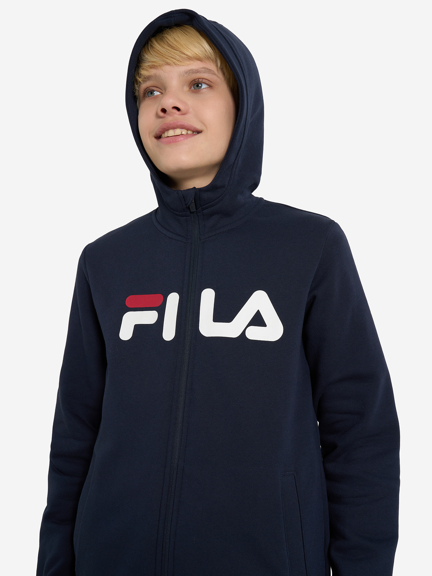 фото Толстовка для мальчиков fila, синий
