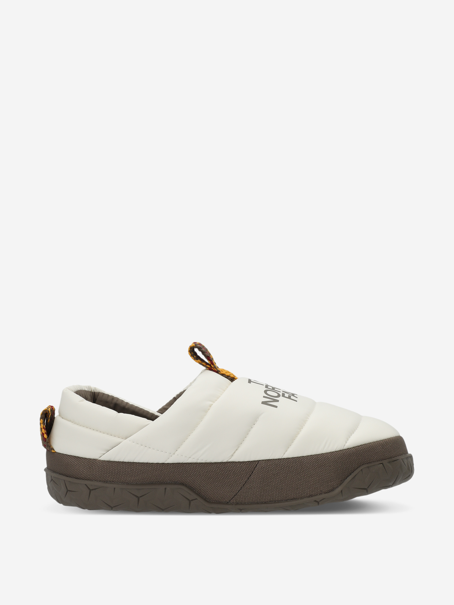 фото Слипоны утепленные женские the north face nuptse mule, бежевый