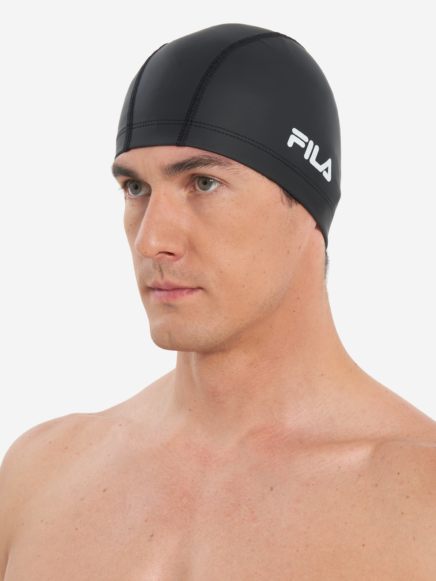 фото Шапочка для плавания fila, черный