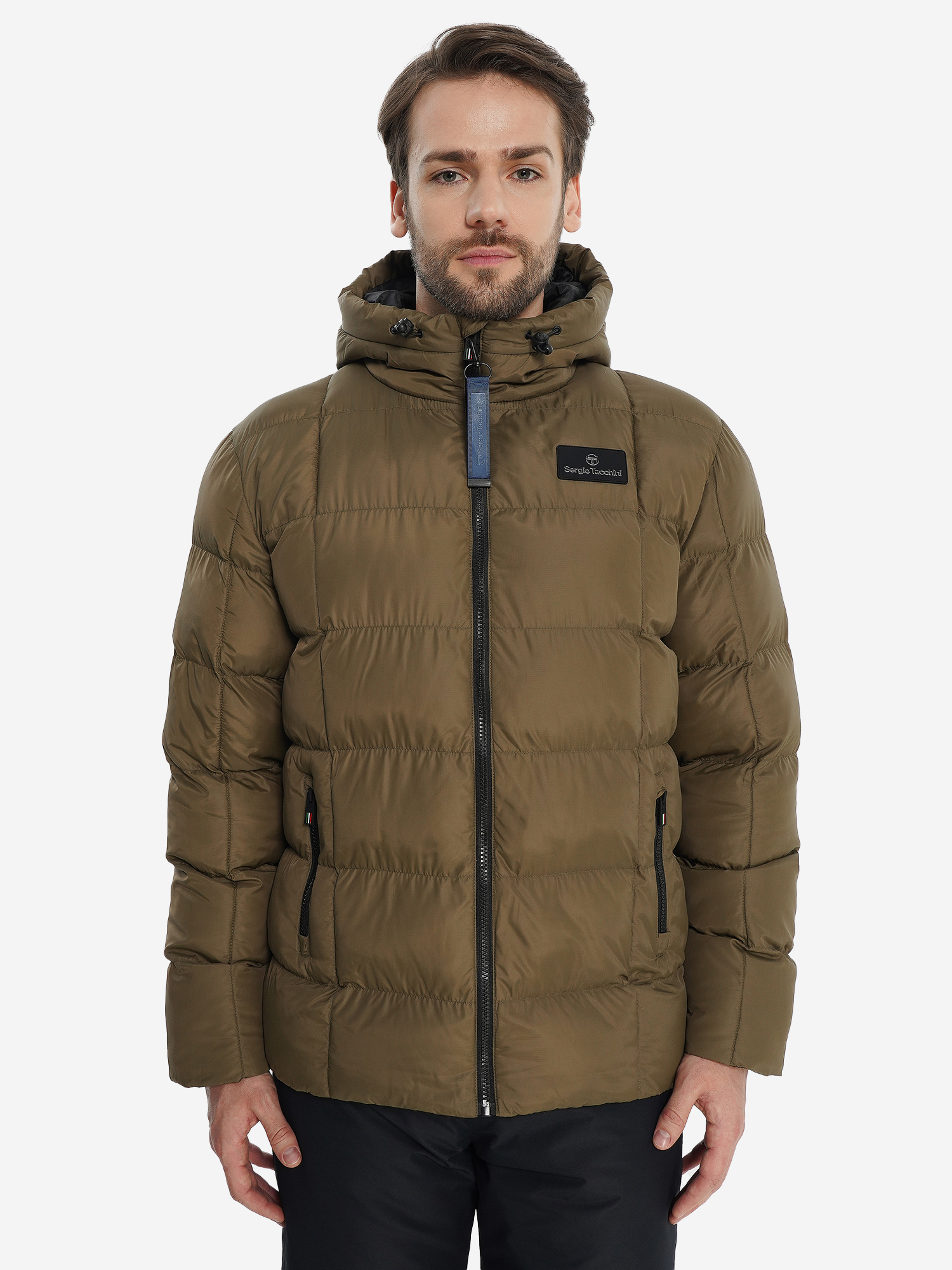 фото Куртка утепленная мужская sergio tacchini rob, зеленый