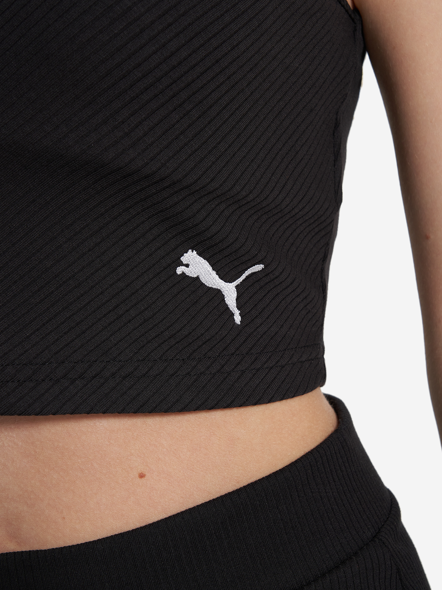 фото Майка женская puma wardrobe ess, черный