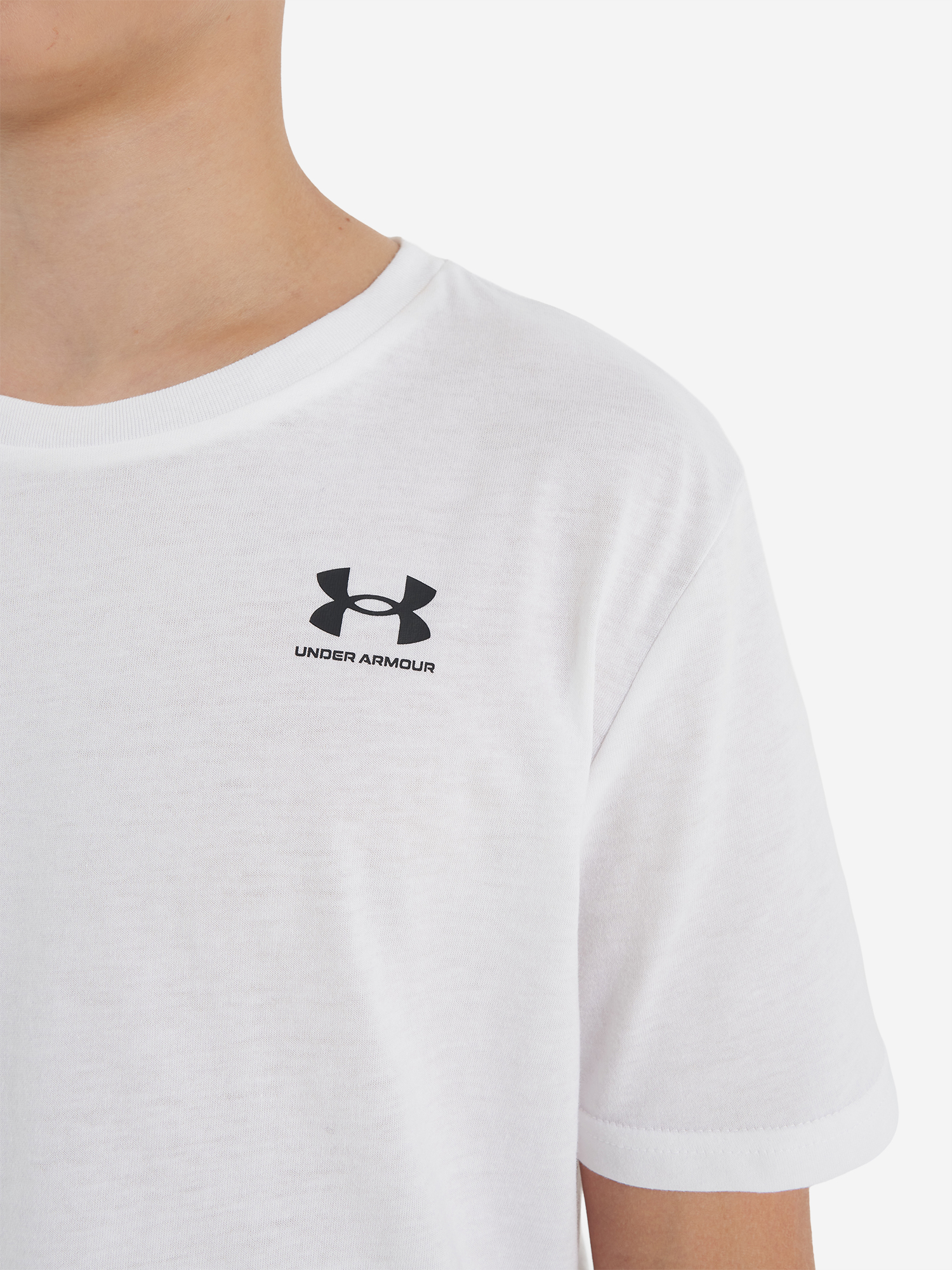 фото Футболка для мальчиков under armour sportstyle, белый