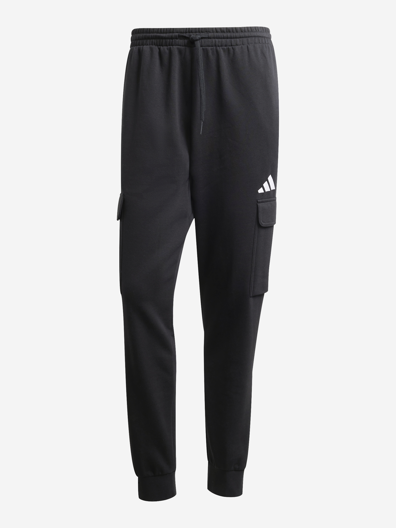фото Брюки флисовые мужские adidas, черный