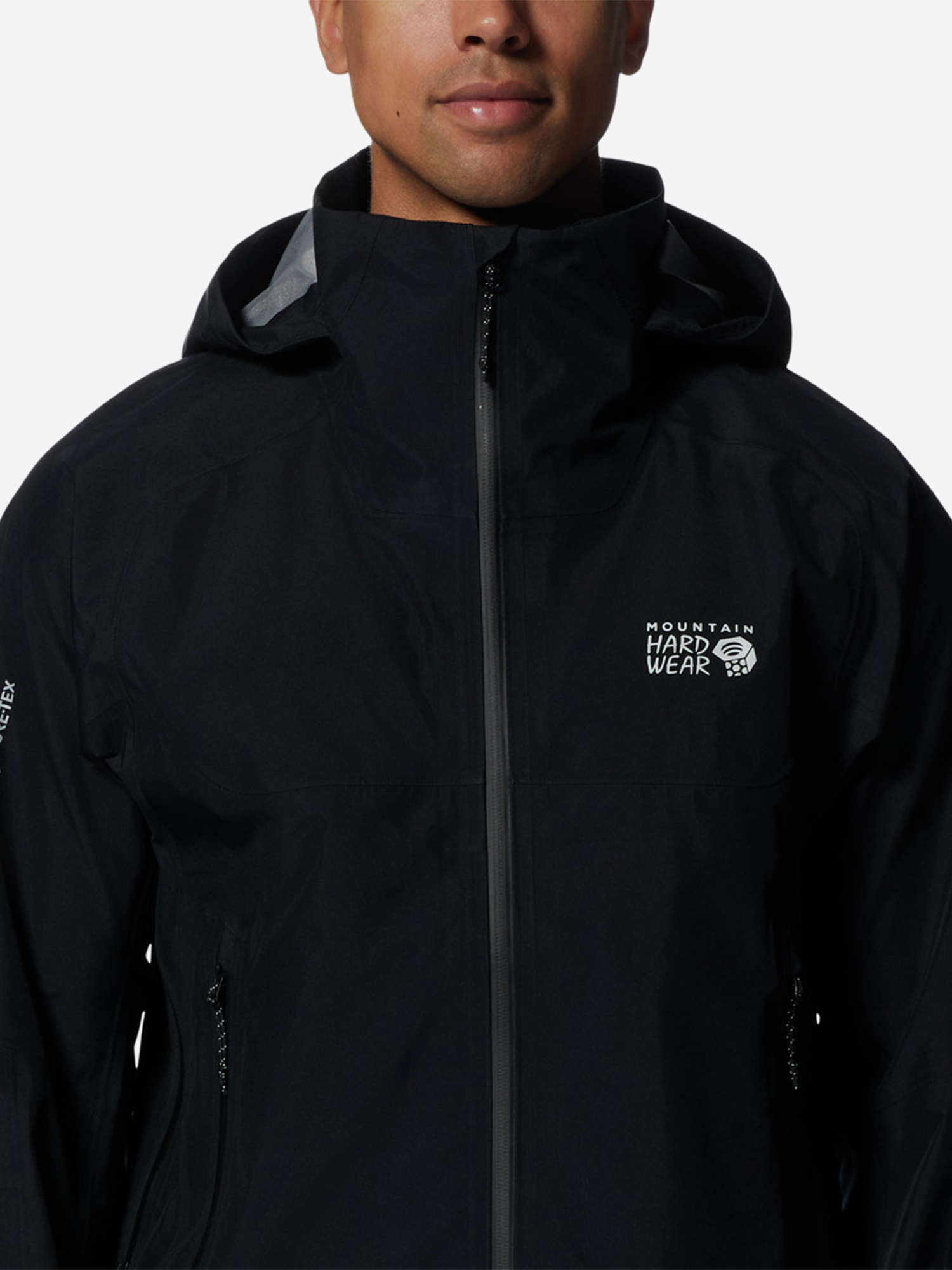 фото Куртка мембранная мужская mountain hardwear trailverse gore-tex jacket, черный
