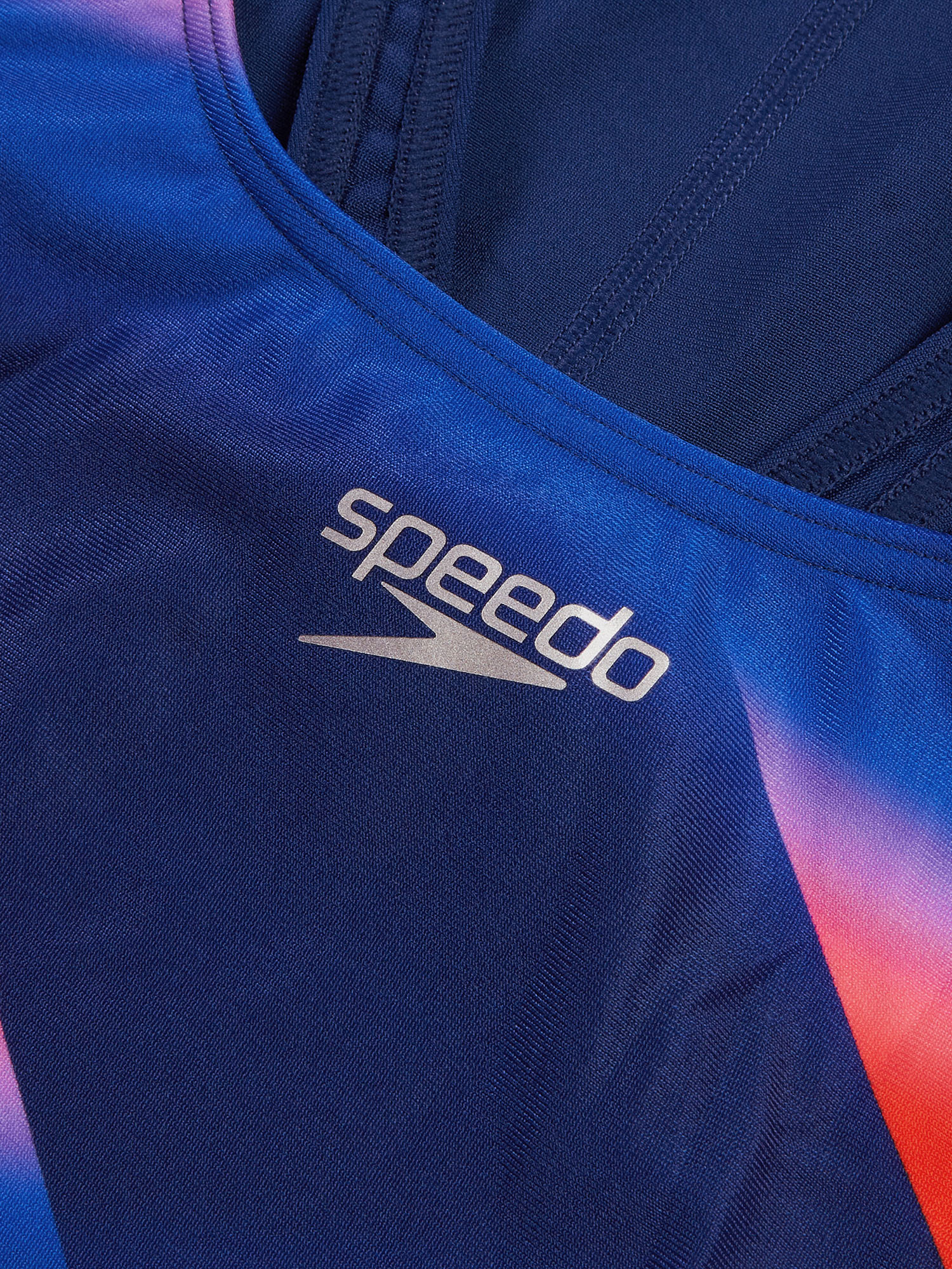 фото Купальник слитный женский speedo allover, синий