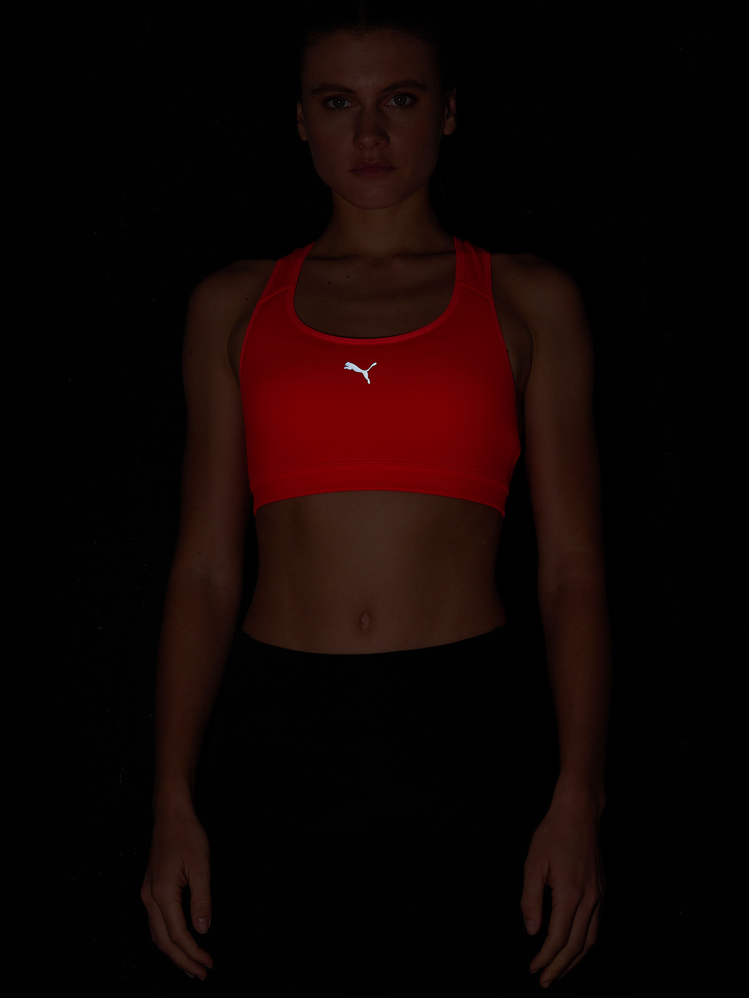фото Топ бра спортивный puma 4 keeps run, красный