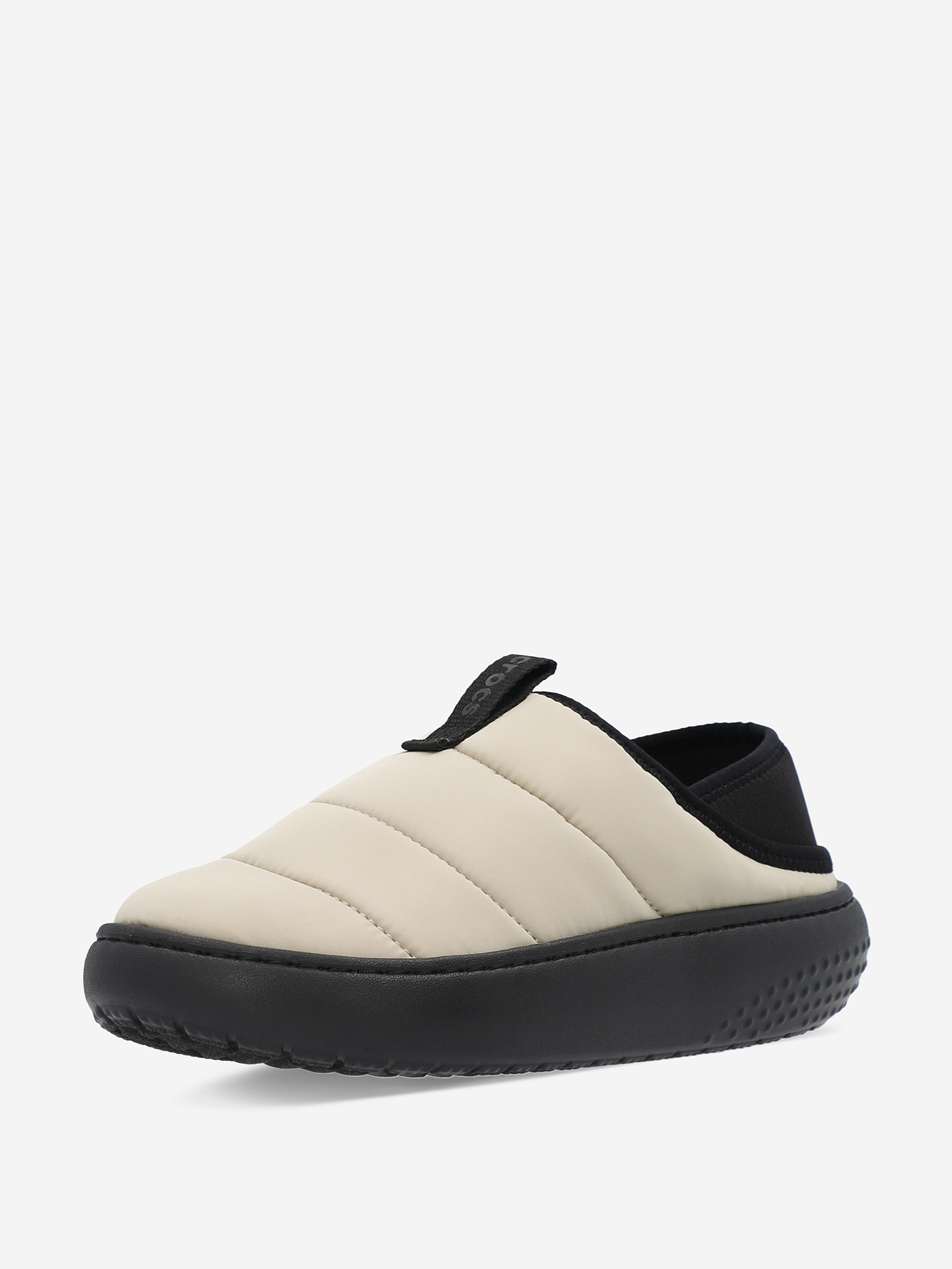 фото Полуботинки утепленные детские crocs classic puff moc k, серый