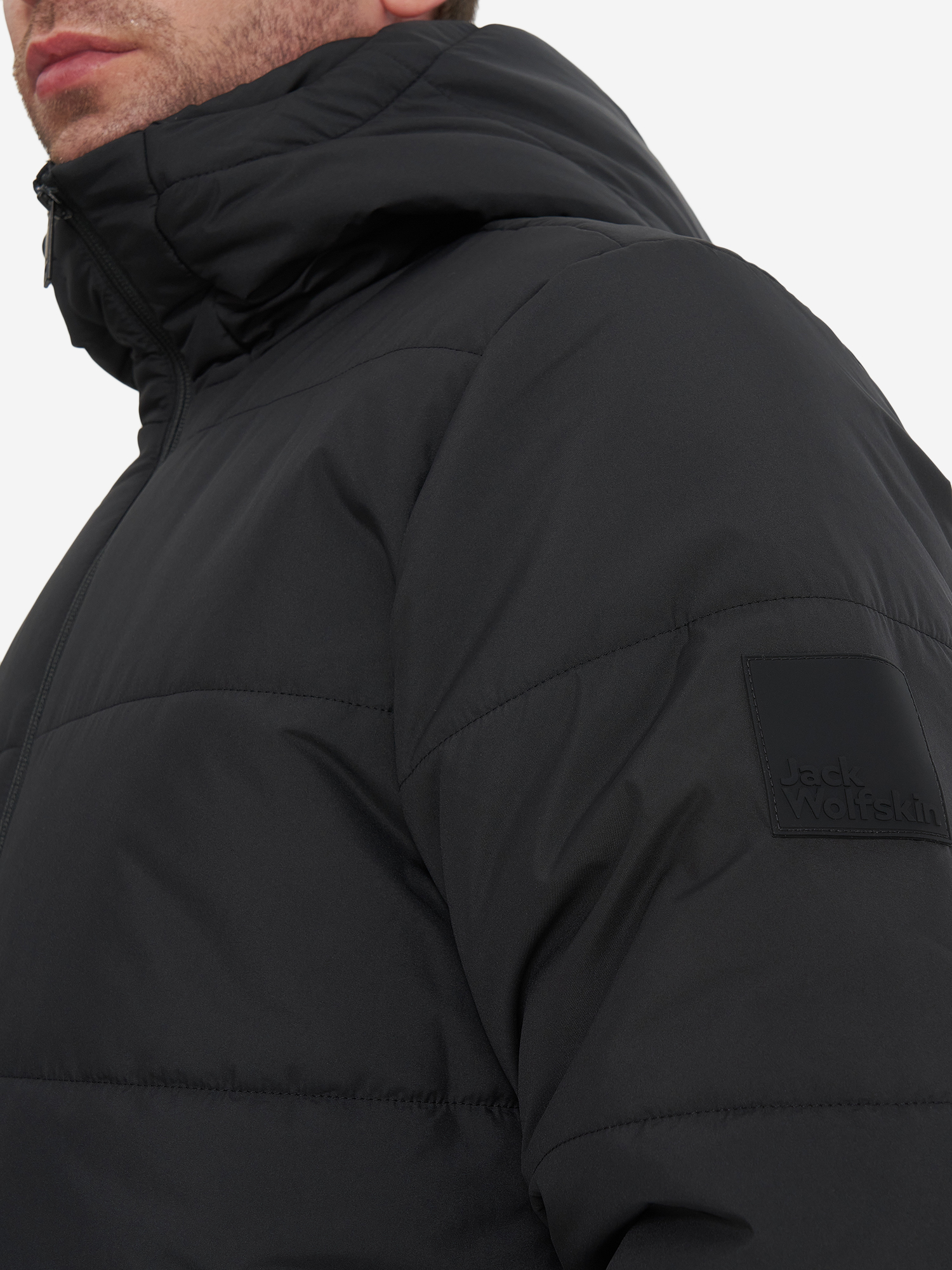 фото Куртка утепленная мужская jack wolfskin deutzer, черный