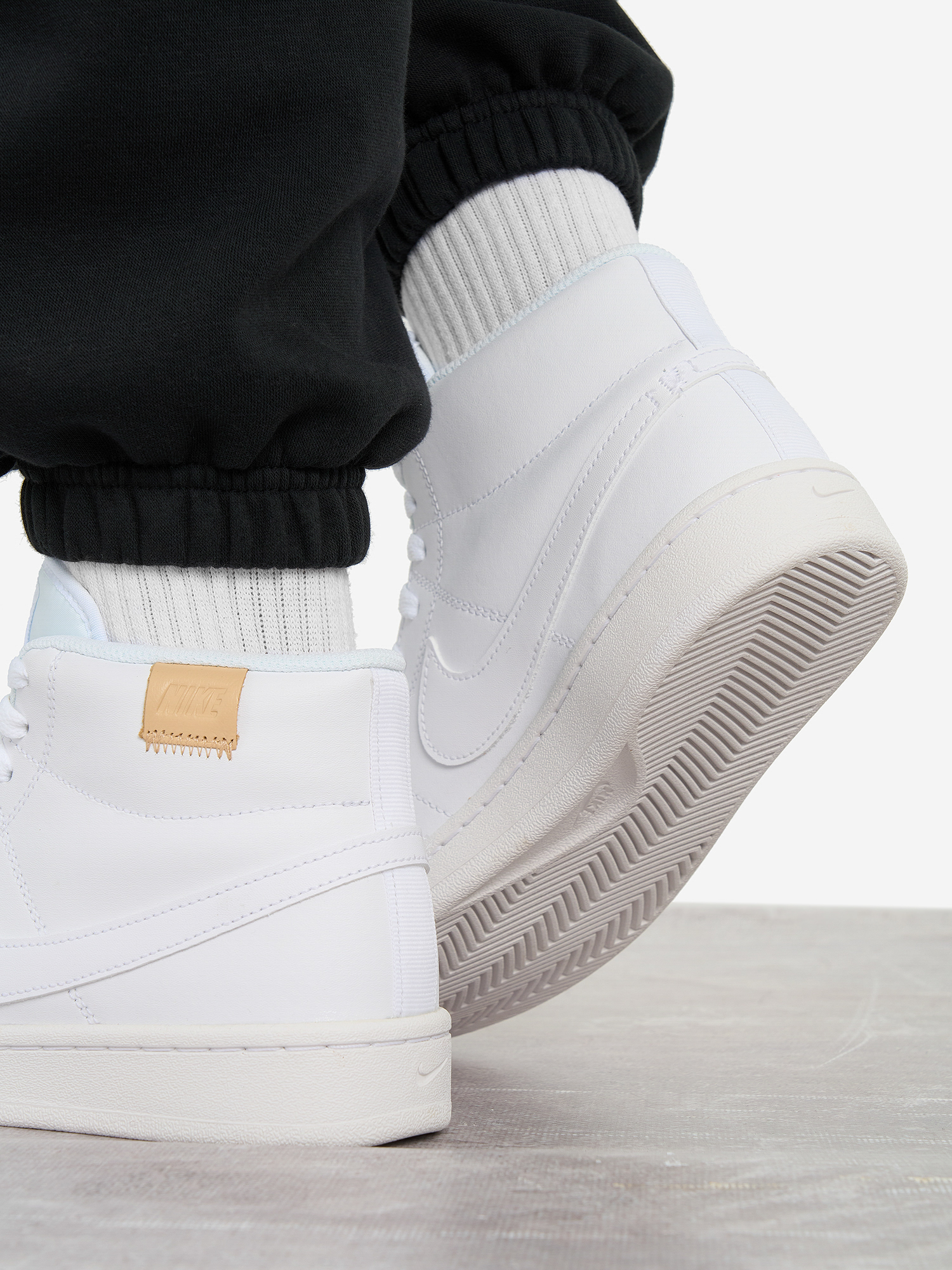 фото Кеды женские nike court royale 2 mid, белый