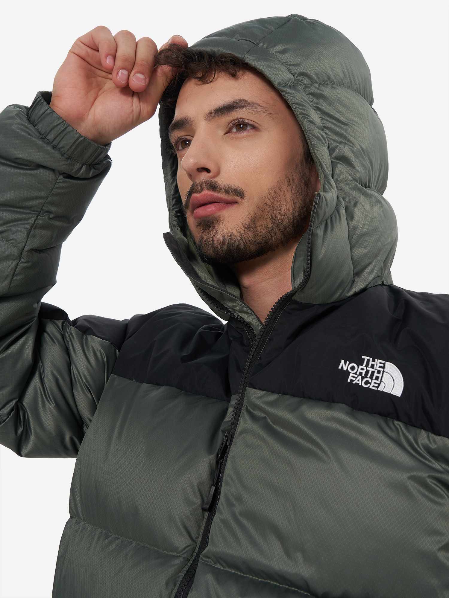 фото Пуховик мужской the north face diablo down 2.0, зеленый