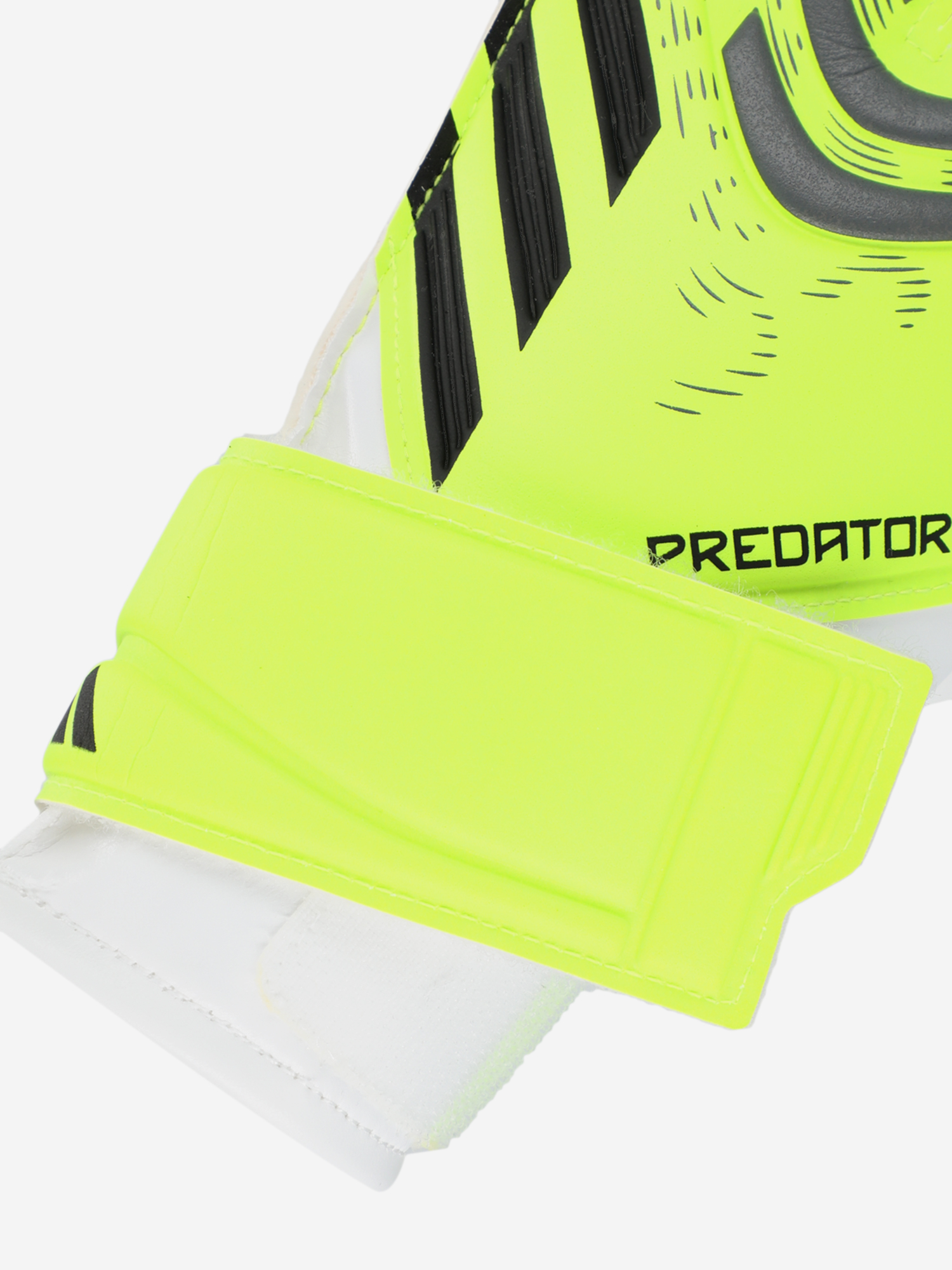 фото Перчатки вратарские adidas predator training, желтый