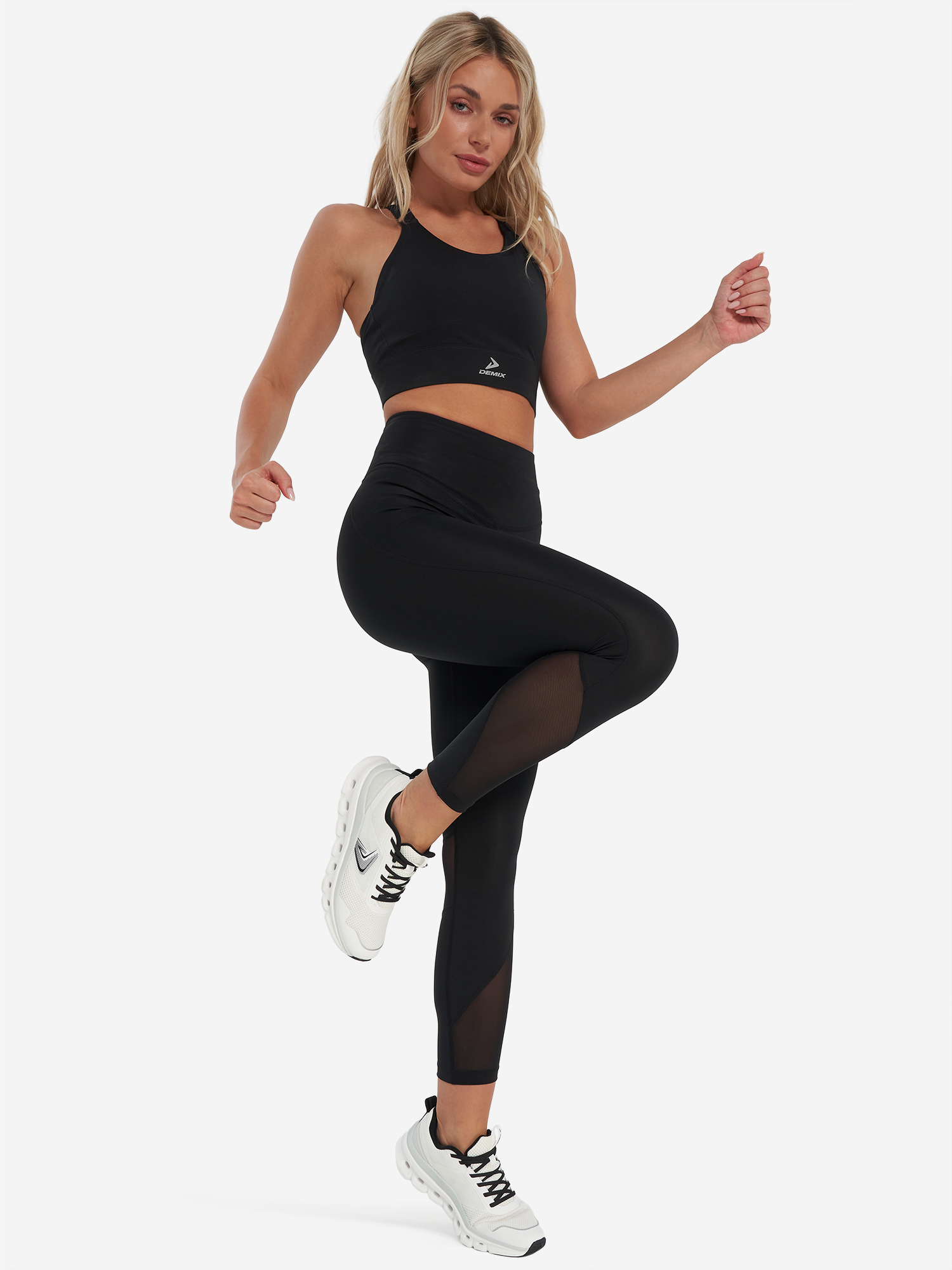 фото Топ бра спортивный demix activemove, черный