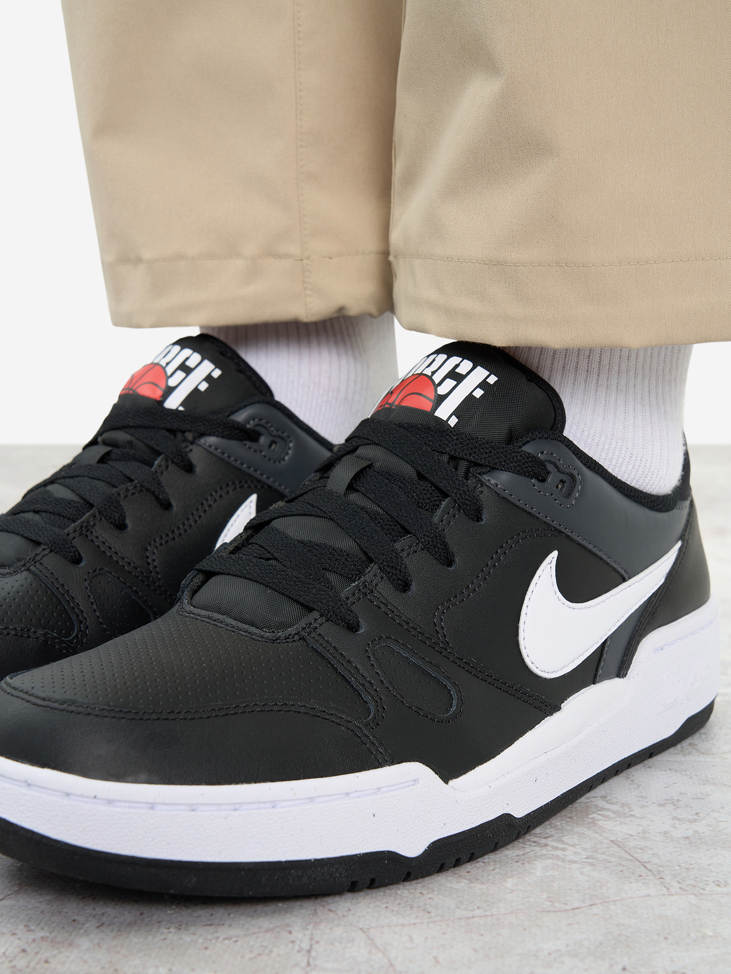 фото Кеды мужские nike full force low, черный