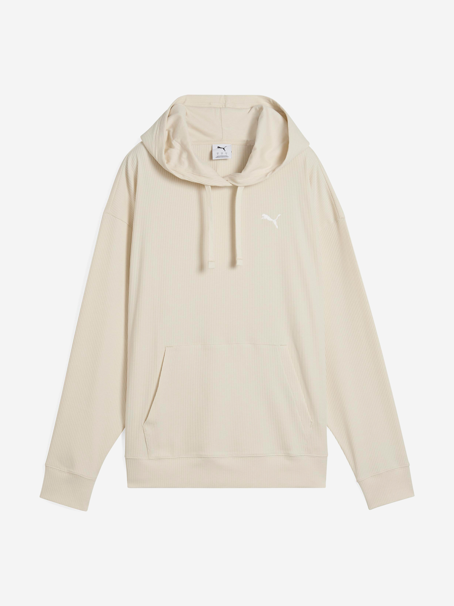фото Худи женское puma ess elevated, бежевый
