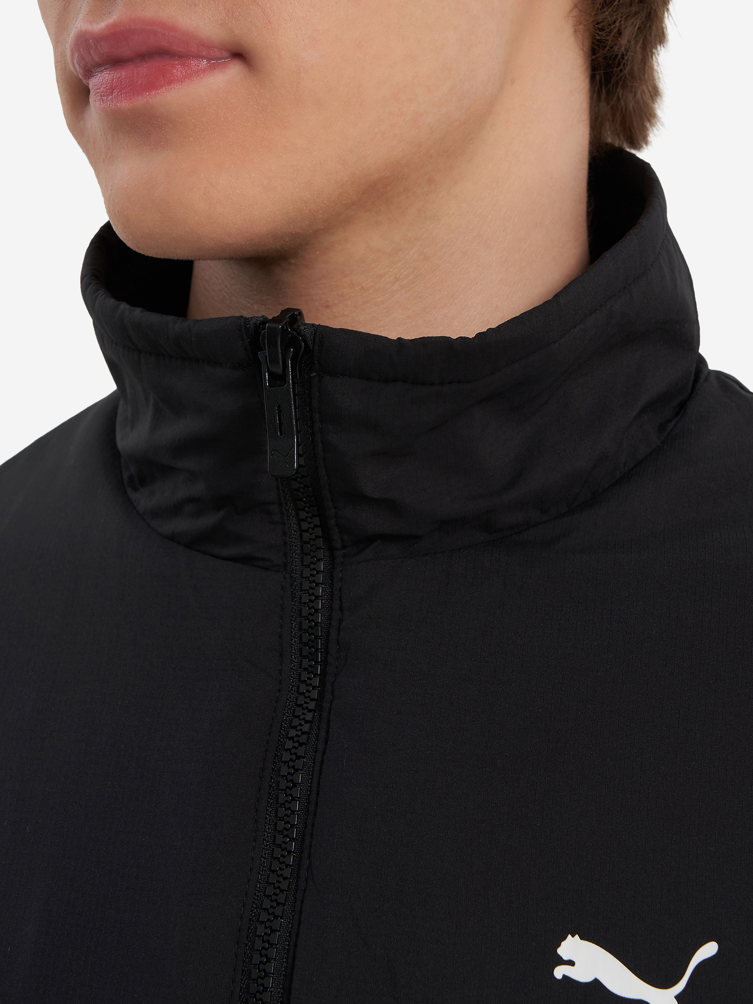 фото Толстовка мужская puma reversible hybrid sherpa, черный