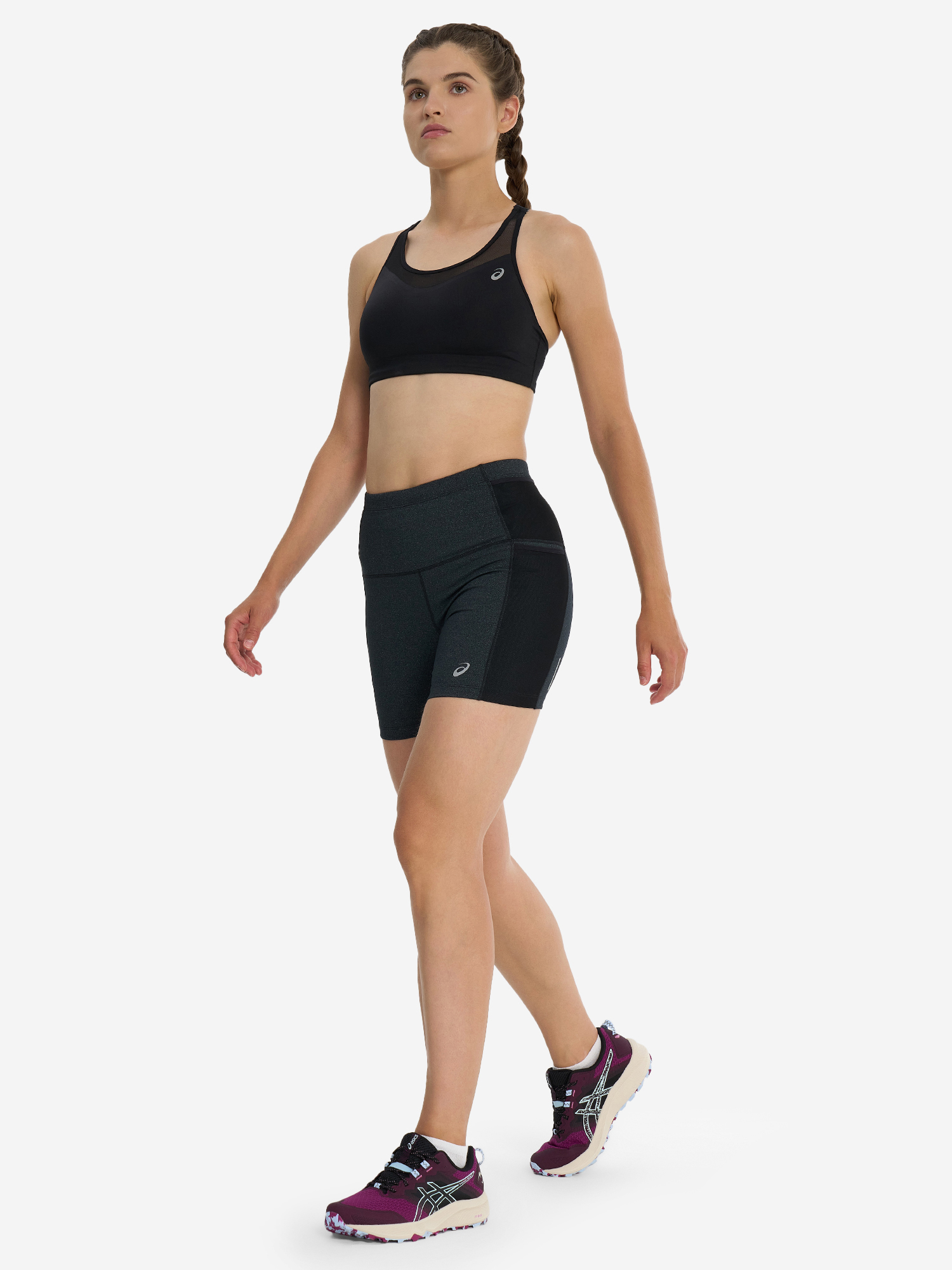 фото Шорты женские asics distance supply 5in sprinter, черный