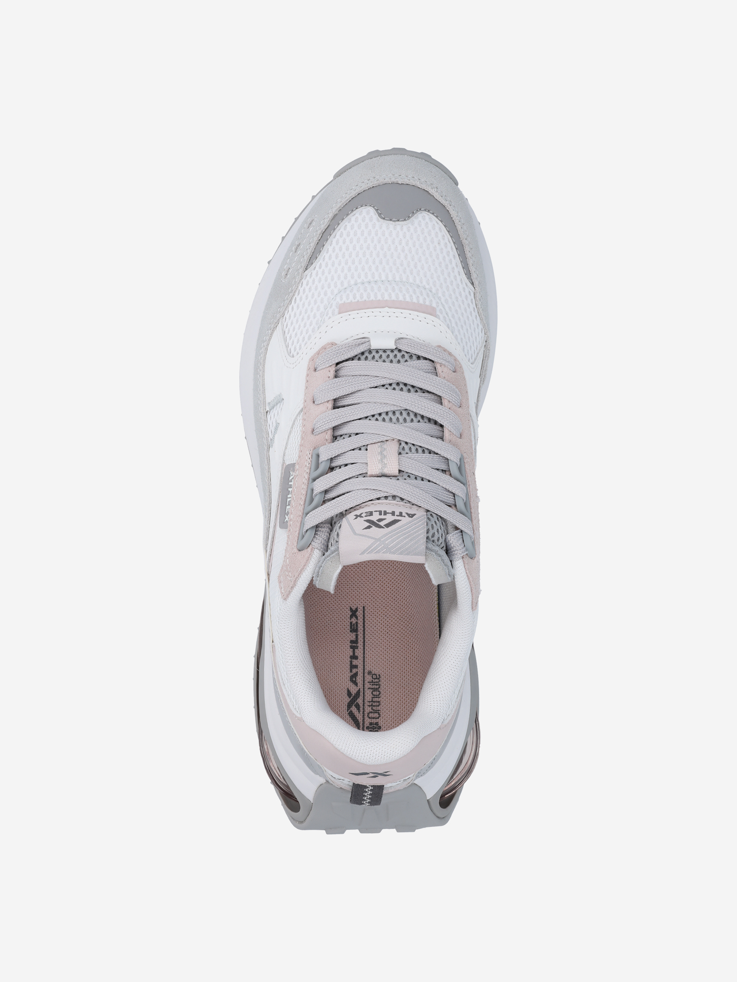 фото Кроссовки женские athlex spacer retro, белый