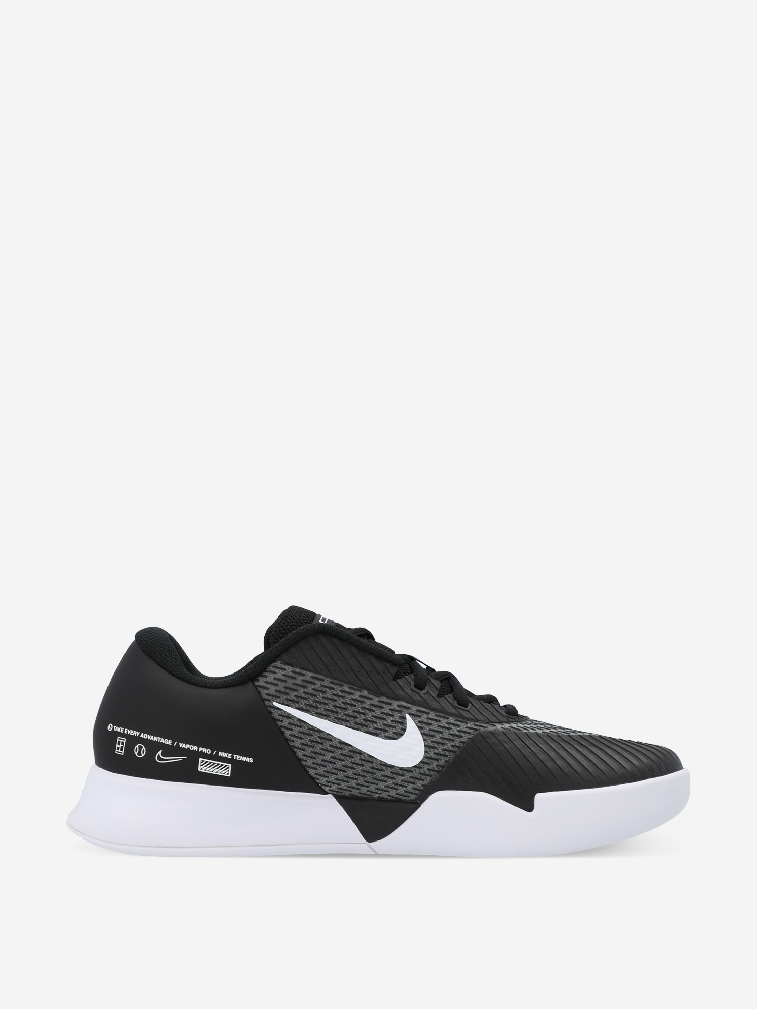 фото Кроссовки мужские nike court air zoom vapor pro 2, черный