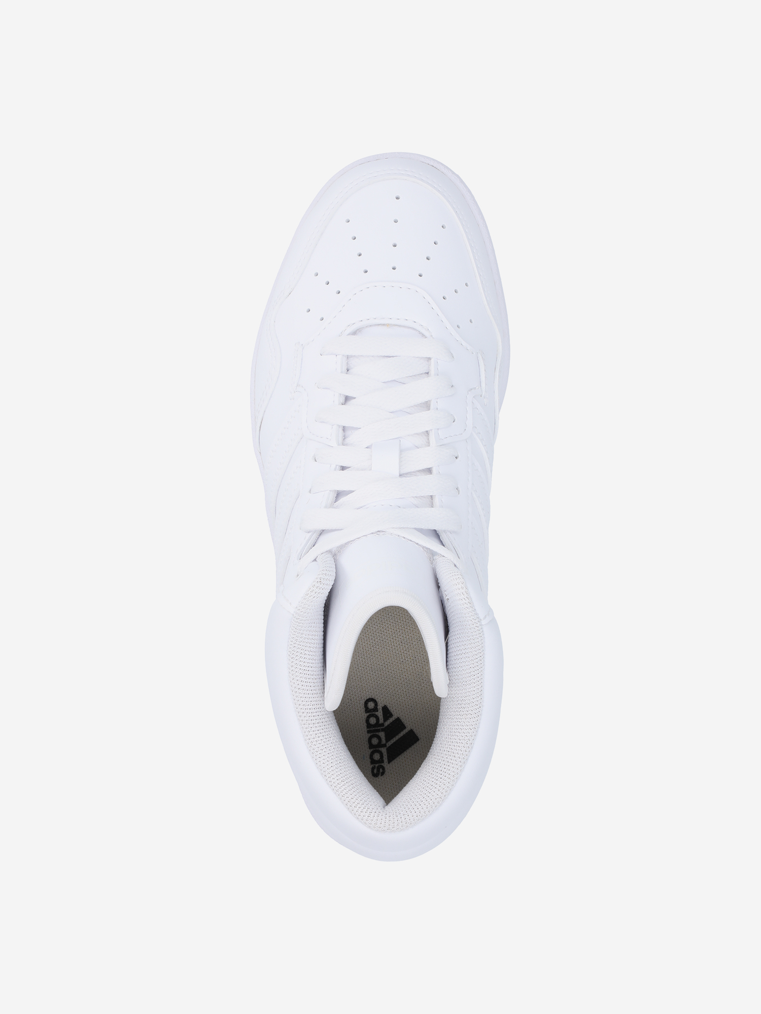 фото Кеды детские adidas hoops 4.0 mid j, белый