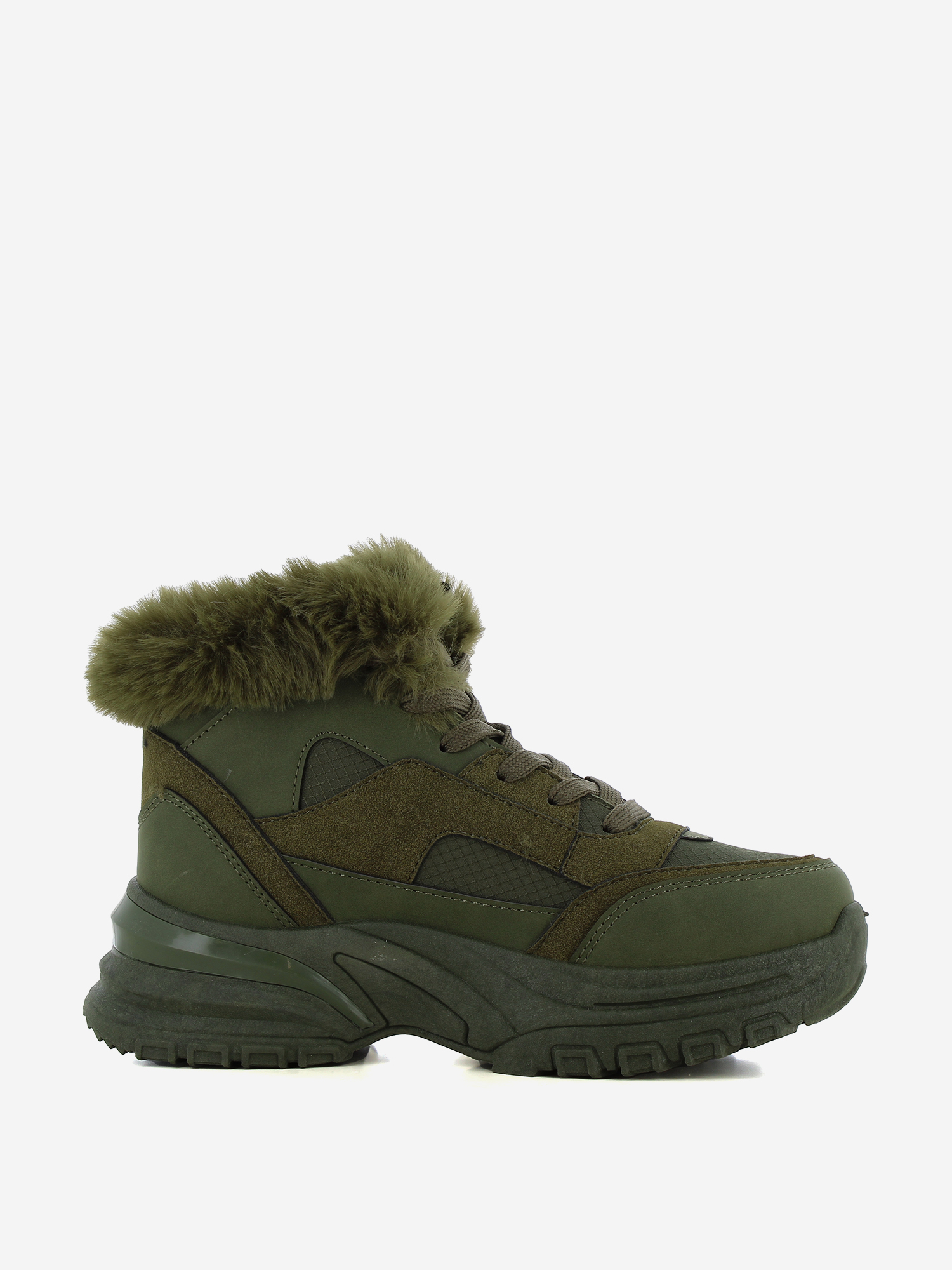 фото Кеды утепленные женские sprox skc casual wtr, зеленый
