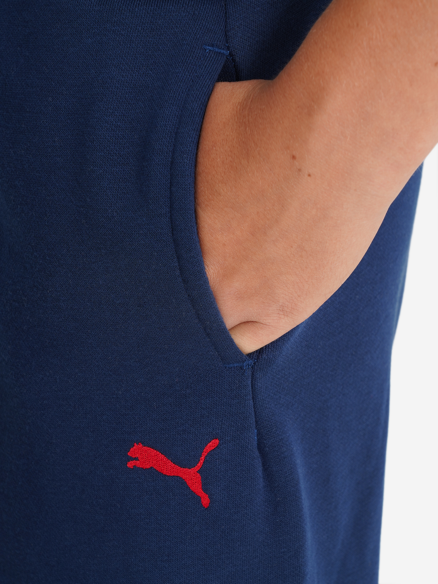 фото Брюки для мальчиков puma basketball hooperhotline, синий