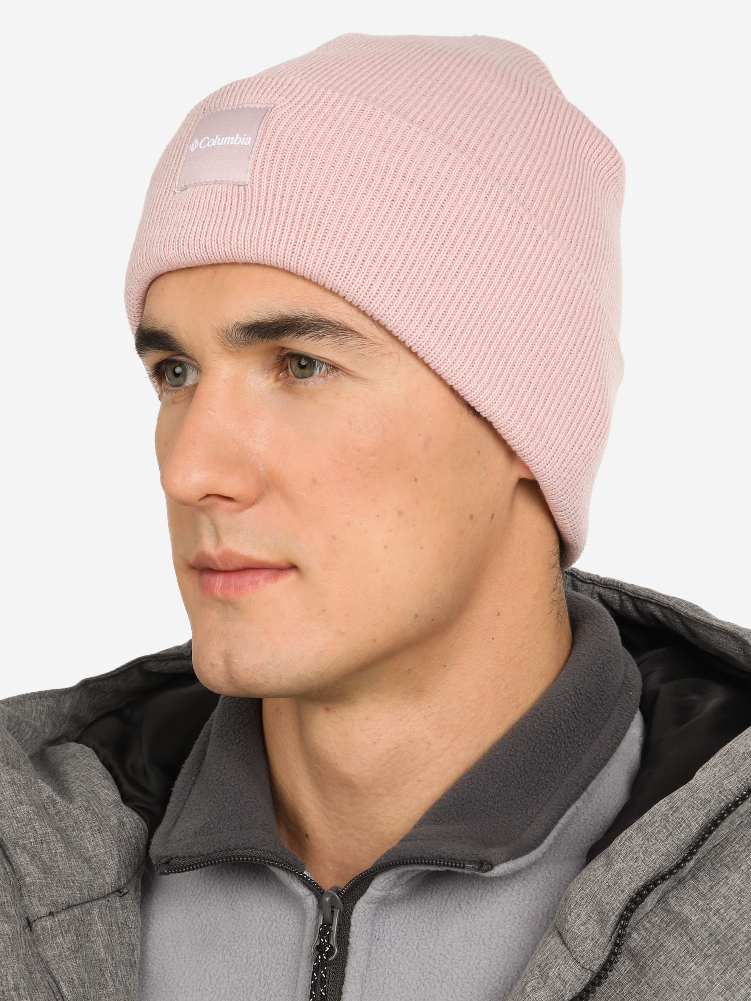 фото Шапка columbia city trek heavyweight beanie, розовый