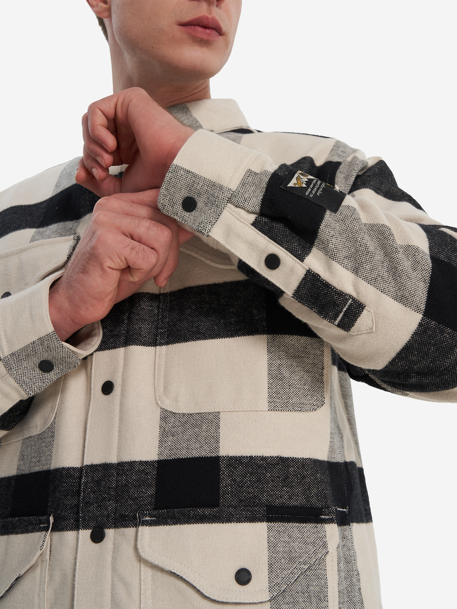 фото Легкая куртка мужская columbia high cascades shirt jacket, серый