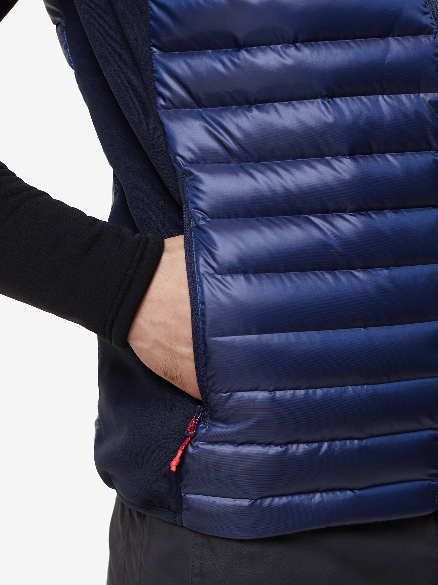 фото Жилет пуховой мужской bask chamonix light vest, синий