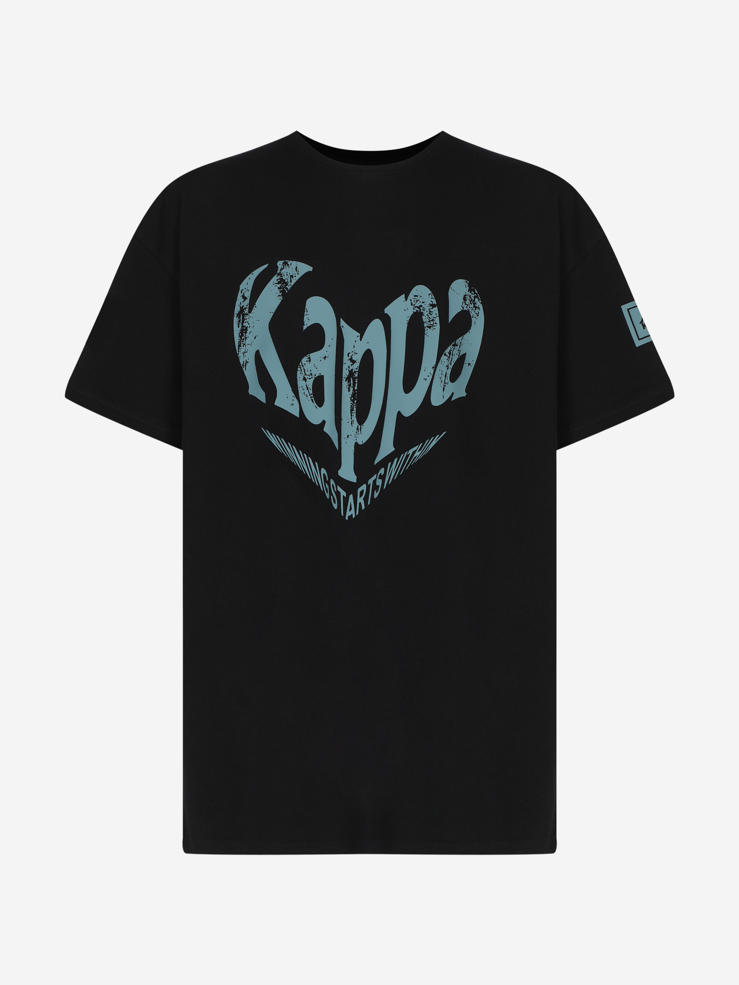 фото Футболка для девочек kappa, черный