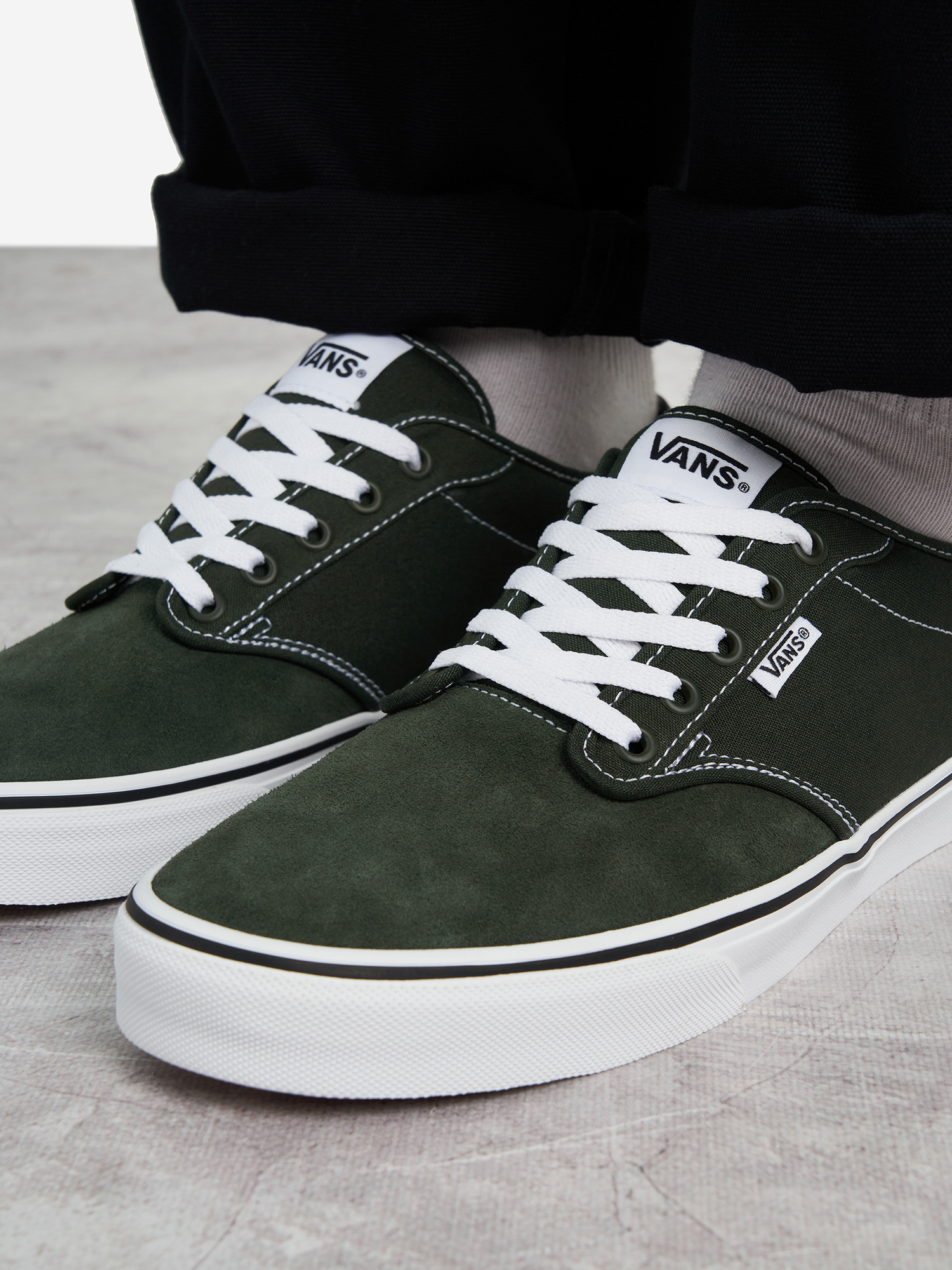фото Кеды мужские vans atwood, серый